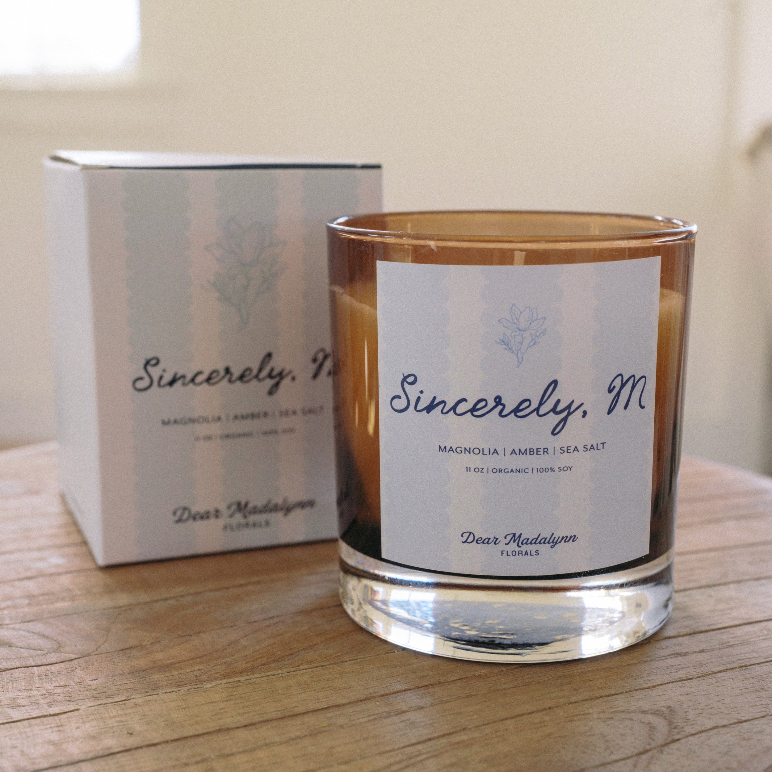 Sincerely, M Candle