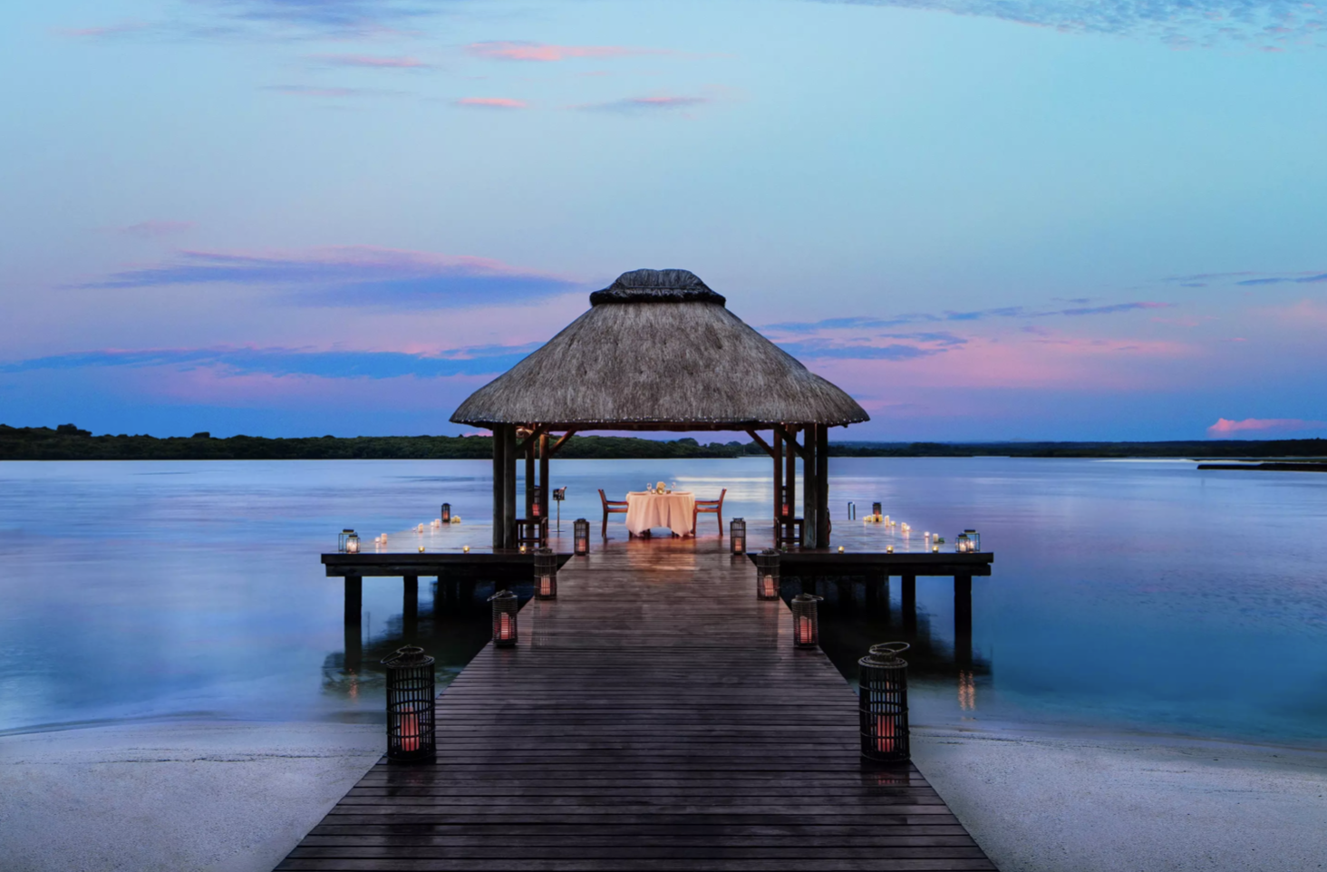 The beachfront peninsula of One&Only Le Saint Géran on the east coast of Mauritius.