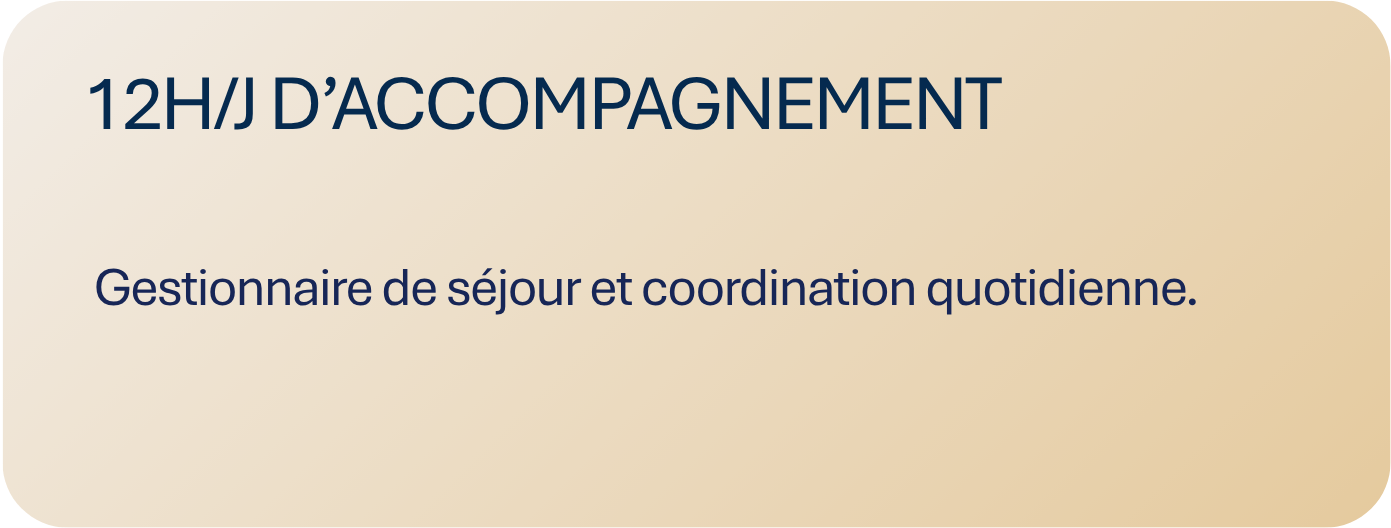 Xi'an Anais Medical Coordination | Gestionnaire de séjour et coordination quotidienne pendant 12 heures par jour.