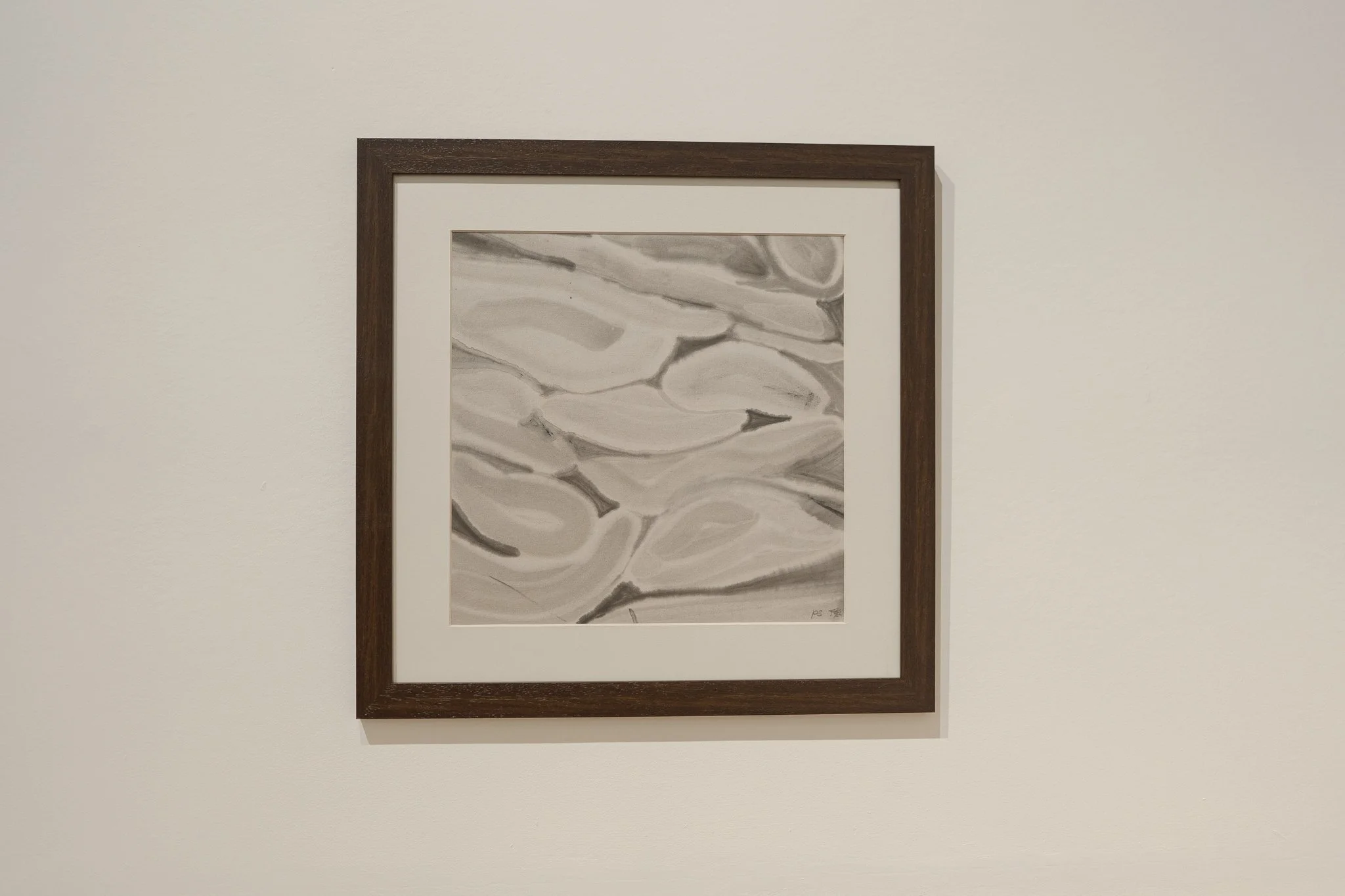 ไม่มีชื่อ (Untitled), 2025, หมึกจีนบนกระดาษ, 50 × 50 cm