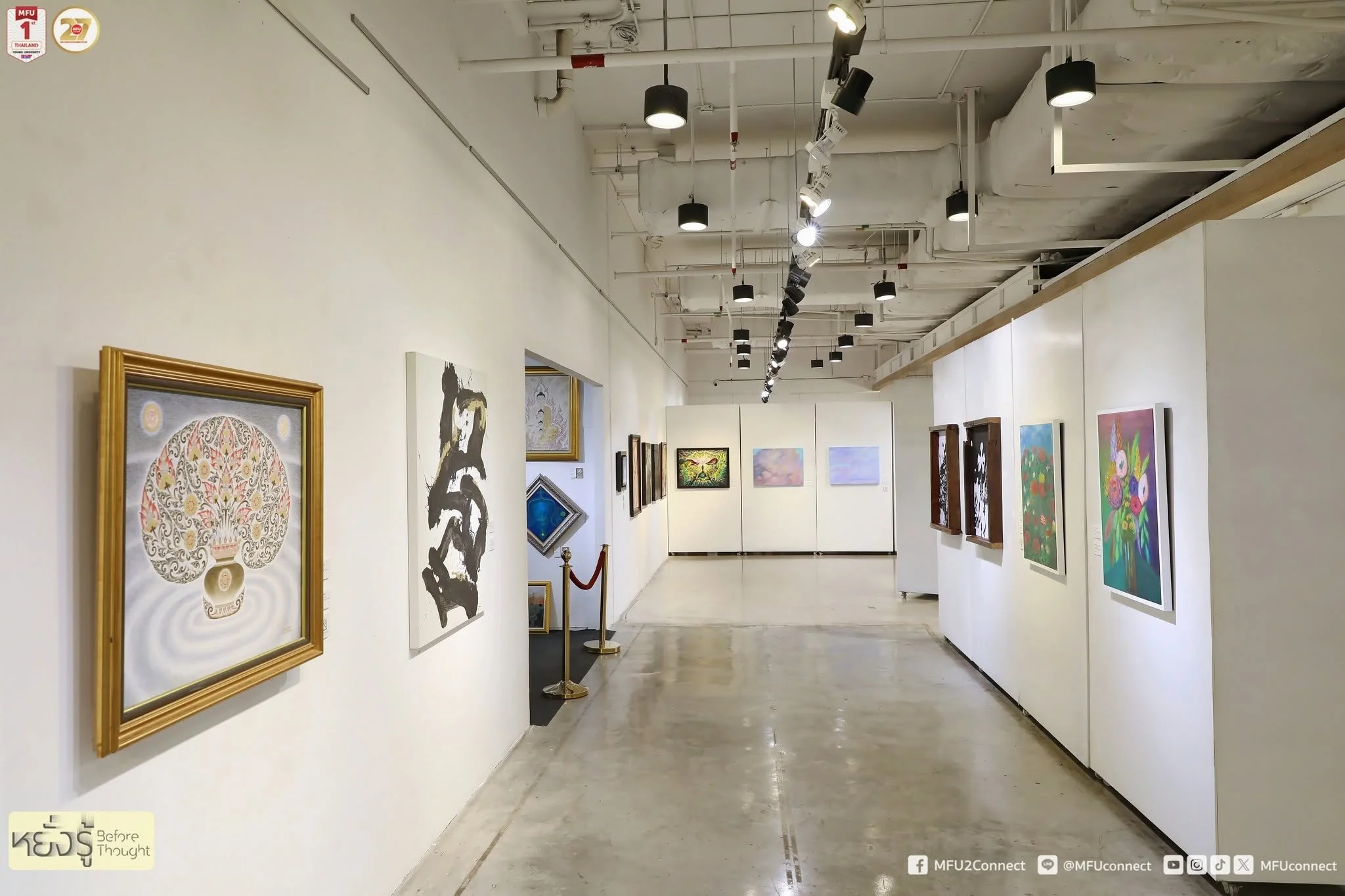 Exhibition view of “Before Thought · หยั่งรู้,” 2026 · ภาพบรรยากาศนิทรรศการ “หยั่งรู้ · Before Thought” พ.ศ. 2569