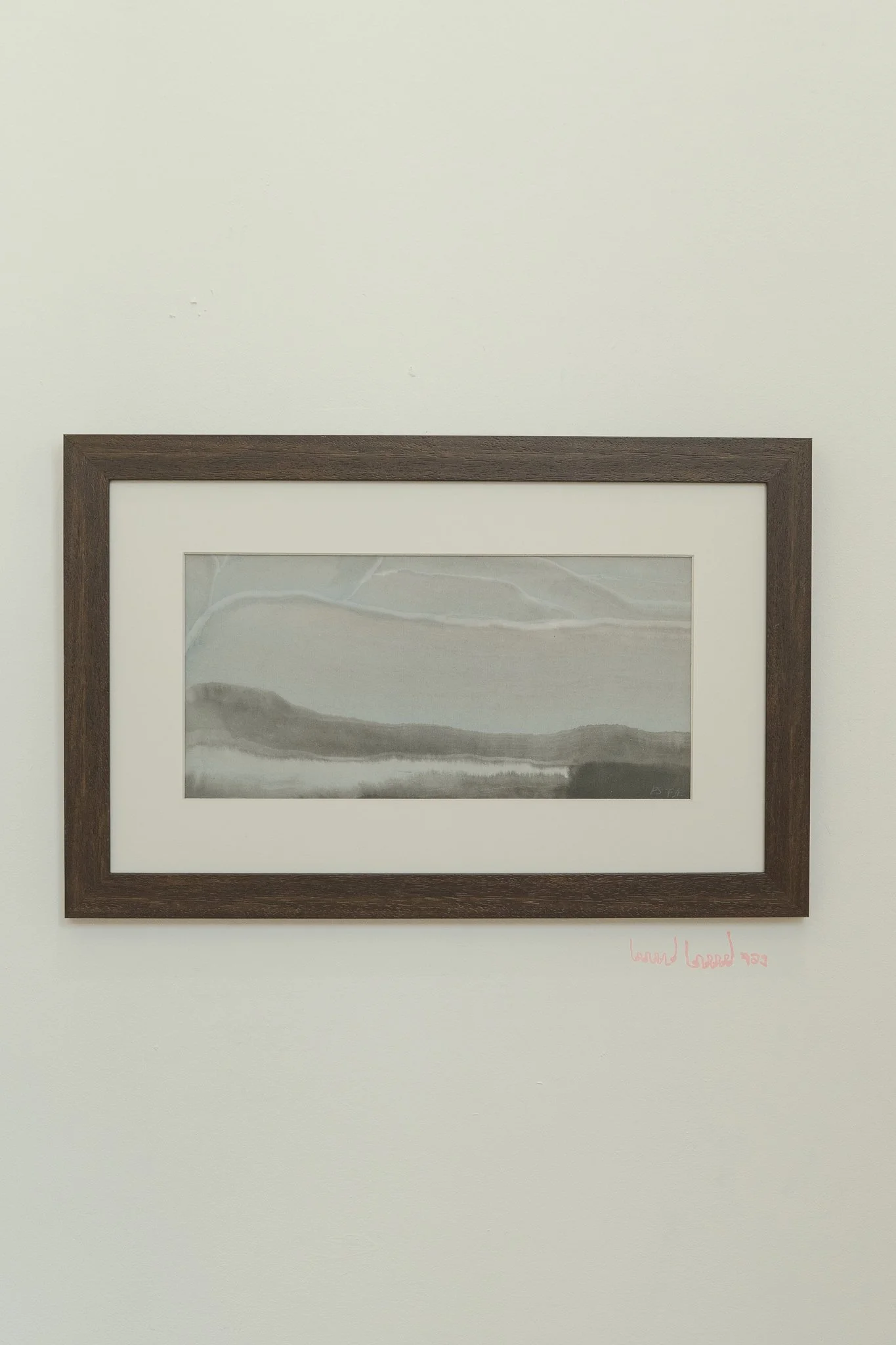 ความสงัดแห่งจิตวิญญาณ 2 (Soulitude 2), 2025, หมึกจีนและสีน้ำบนกระดาษ, 32 × 49.5 cm