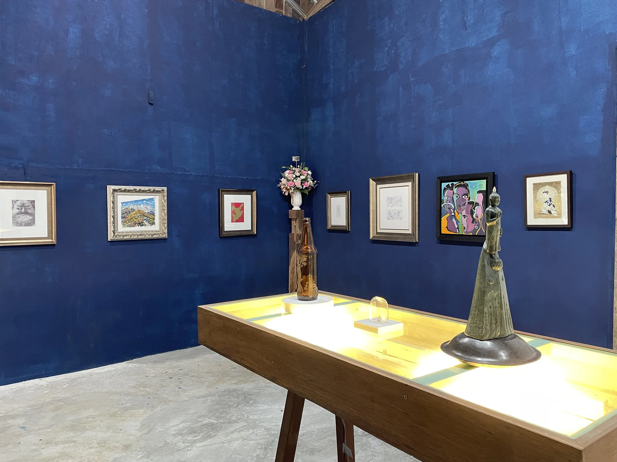Exhibition view of “Less is Fine · น้อยๆ แต่อยู่” 2024 · ภาพบรรยากาศนิทรรศการ “น้อยๆ แต่อยู่ · Less is Fine” พ.ศ. 2567