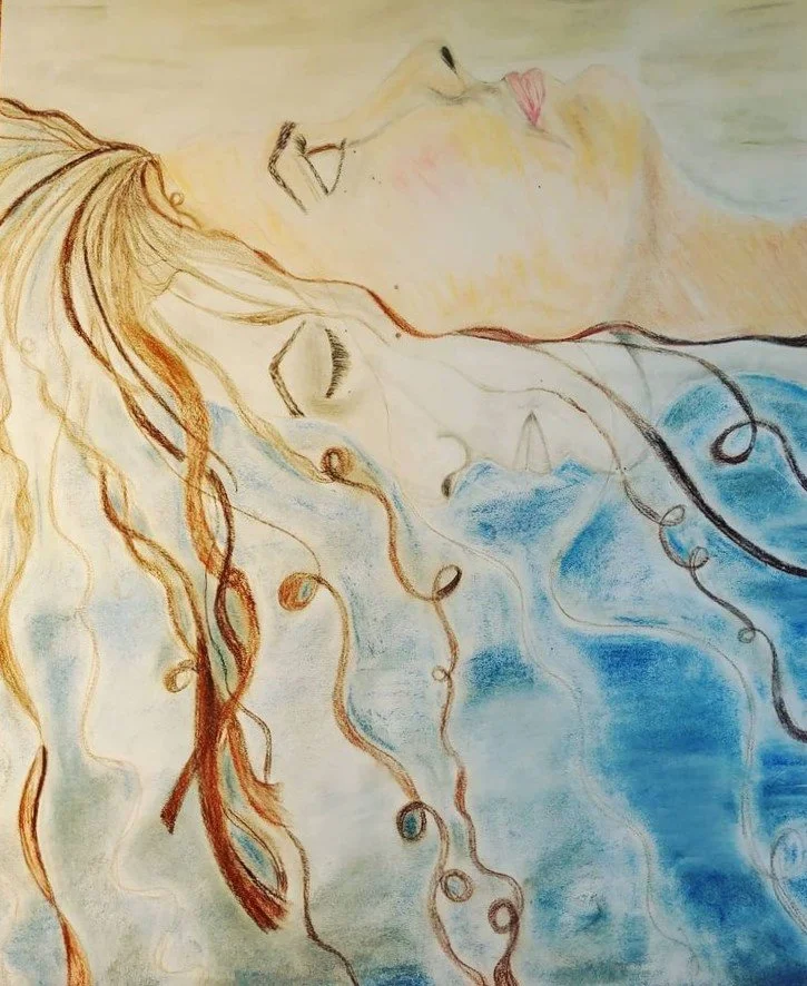 Self-portrait
2018 – Pastel on paper, 24" x 18"
