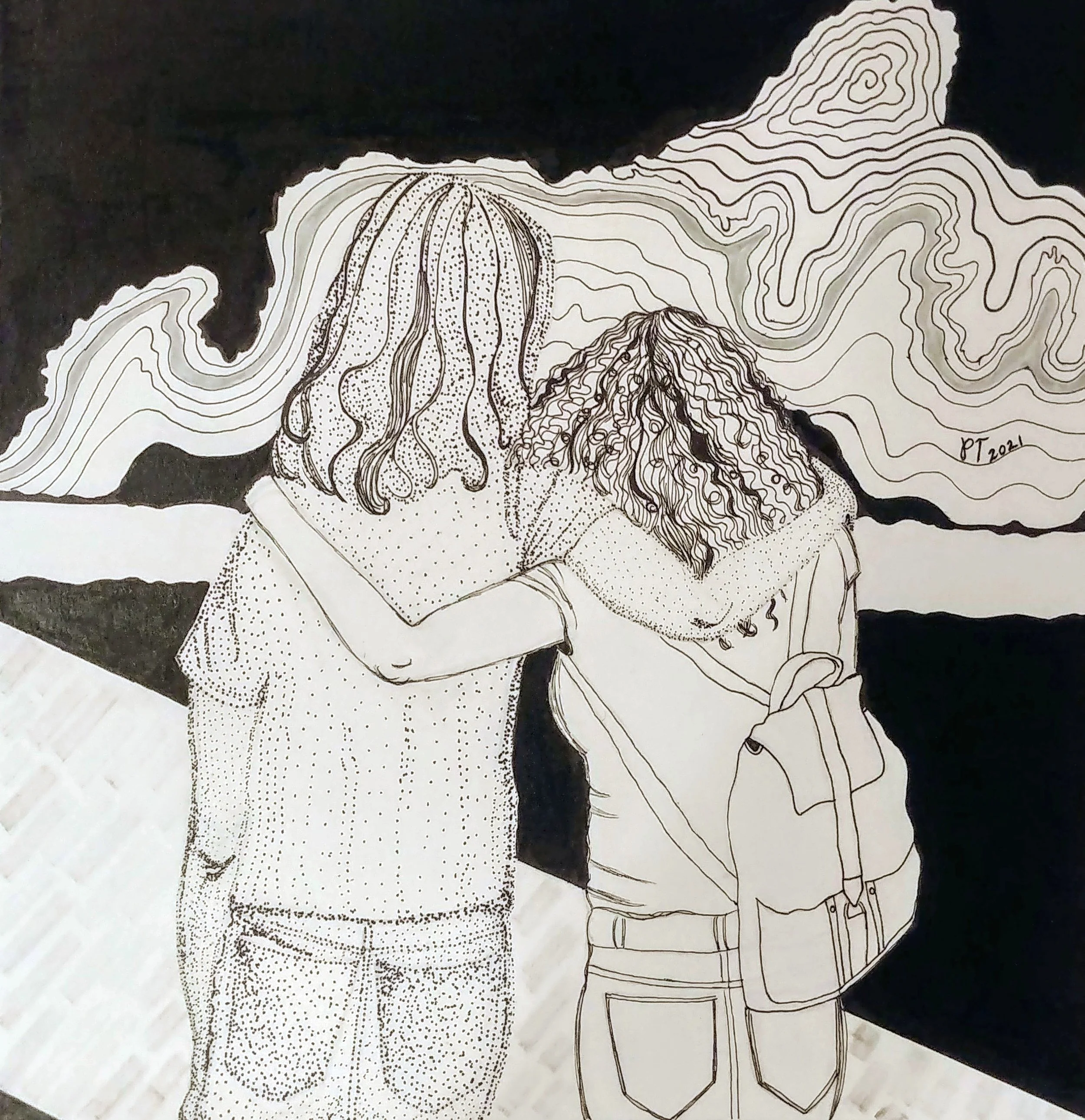 How Will it End
2021 – Ink on paper, 9" x 8.5"