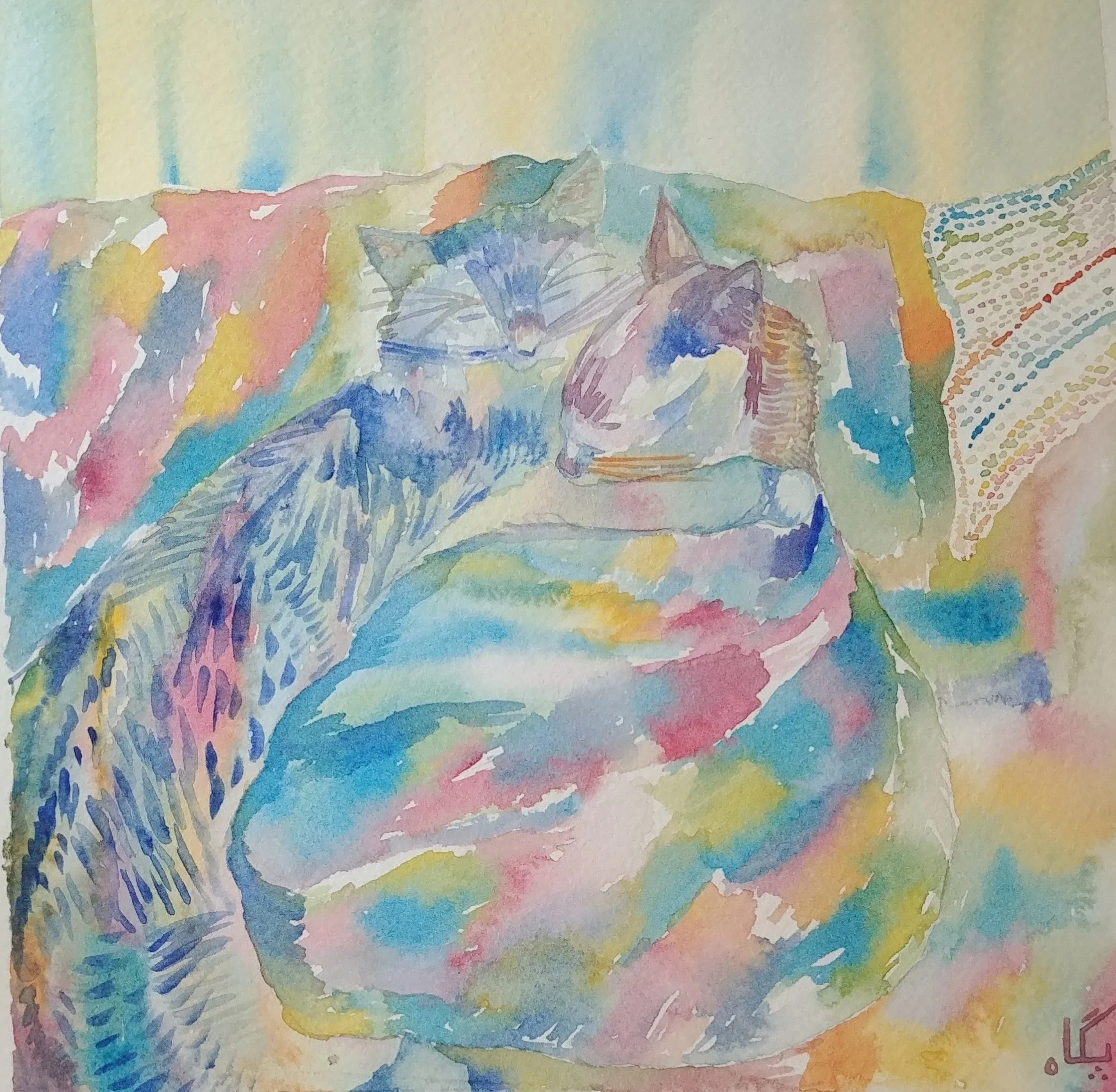 Love Is All You Need
2020 – Watercolor on paper, 12" x 12"