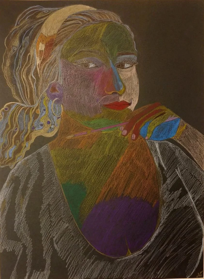 Inner Prism Expressed
2018 – Color pencil on paper, 24" x 18"