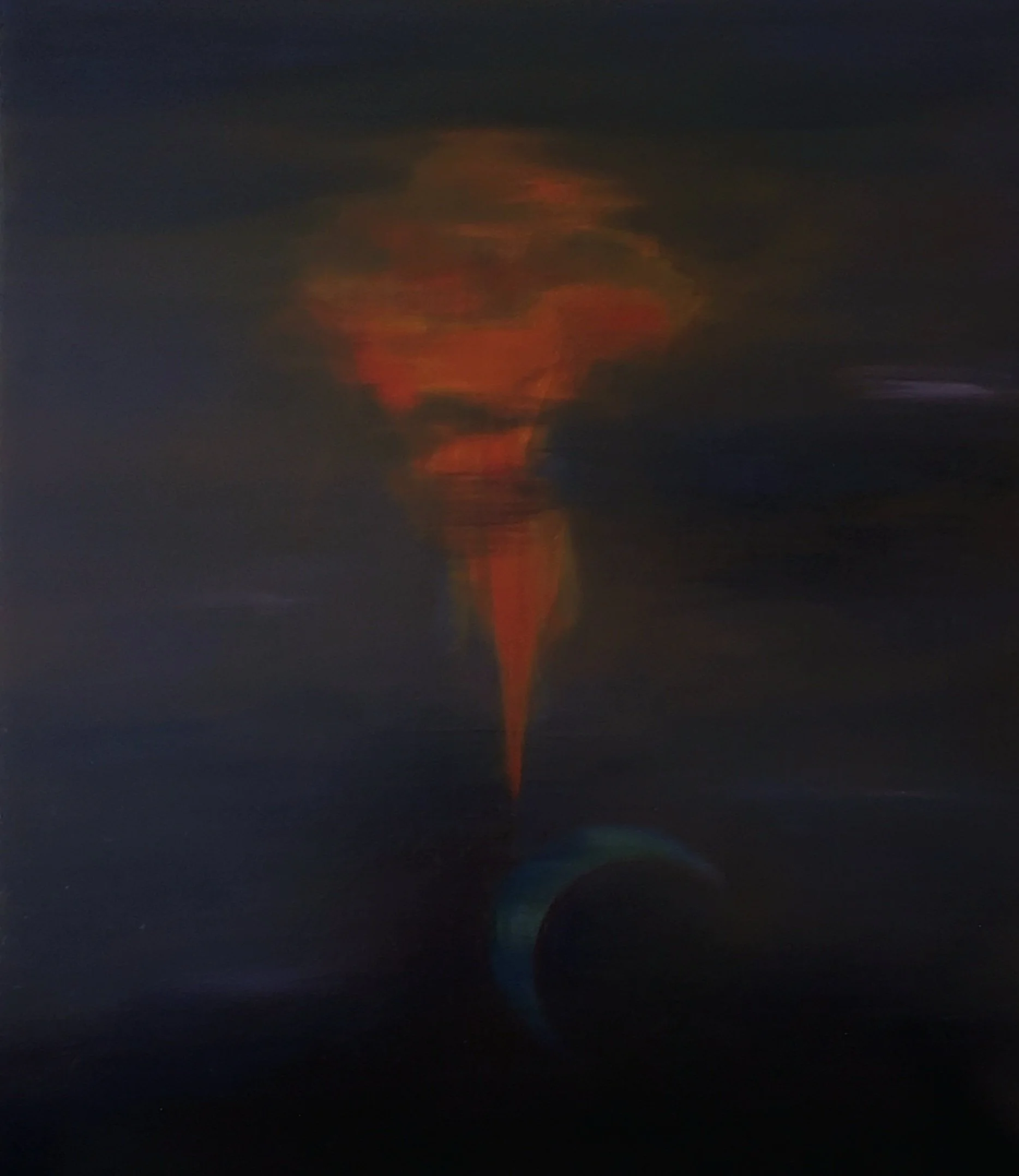 Death of a Binary Star (In Memoriam)
2023 – Oil on canvas, 20" x 16"