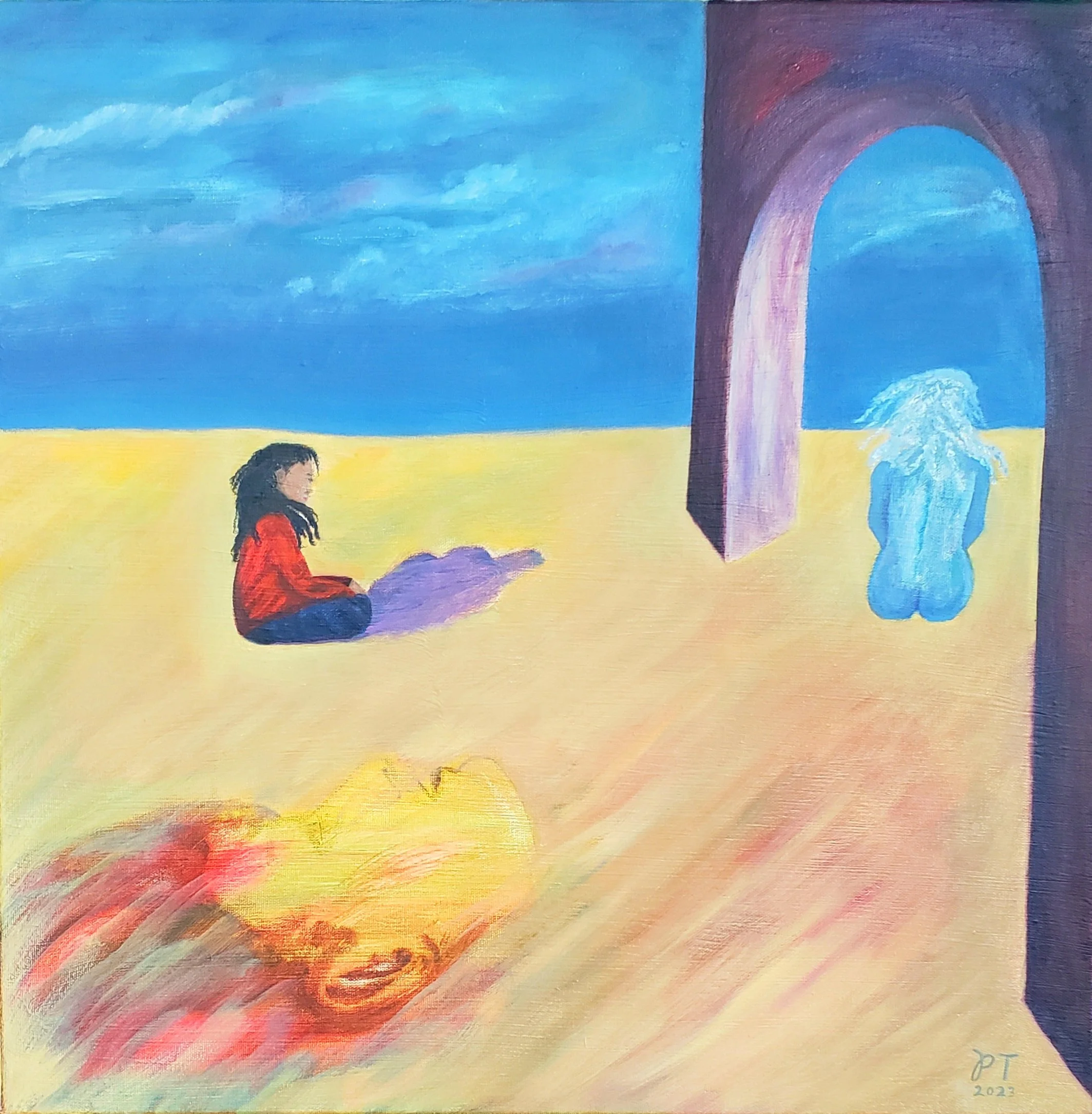 Going Gray
2025 – Oil on canvas, 20" x 20"
