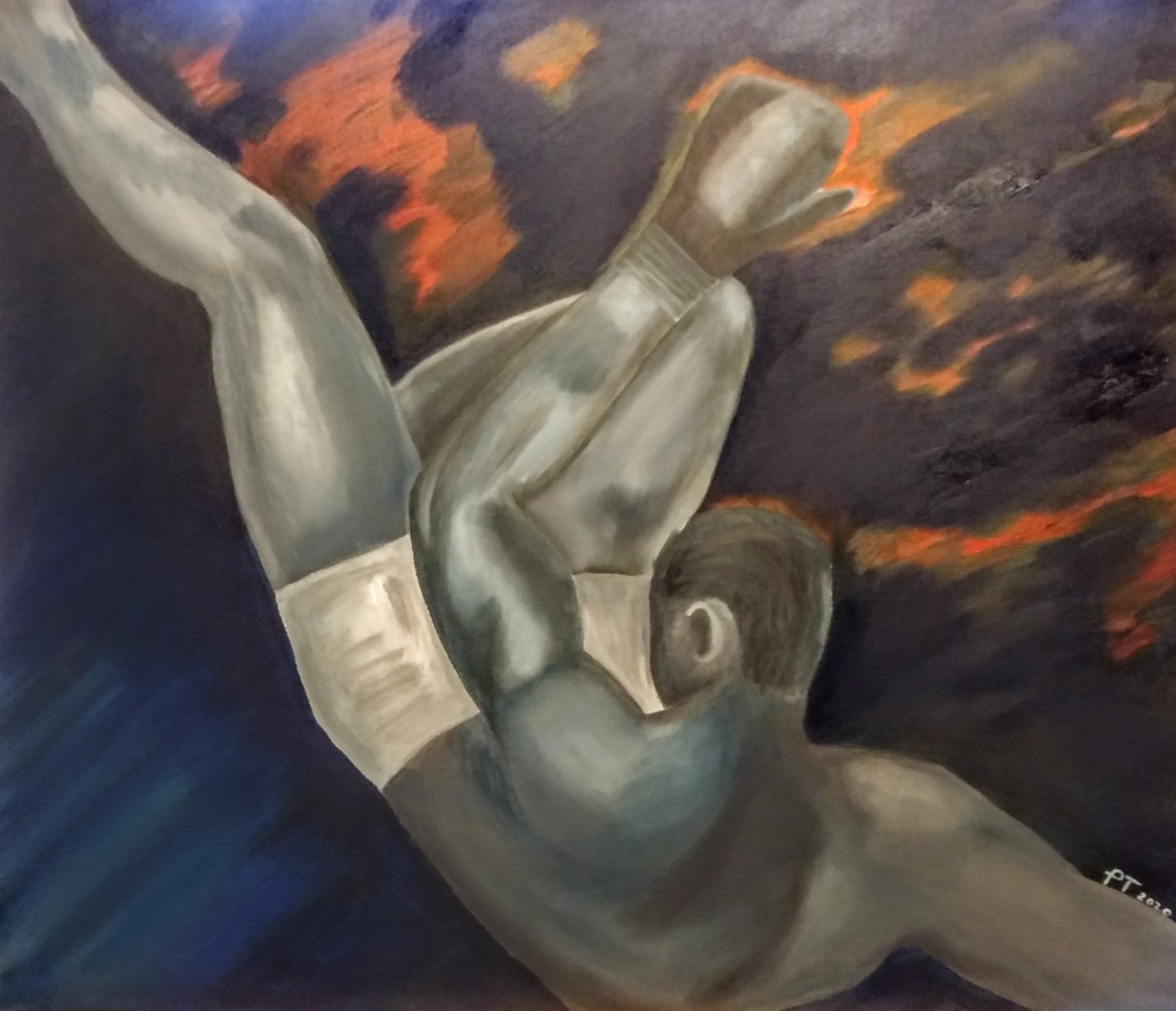 The Fight
2019 – Oil on canvas, 20" x 24"
