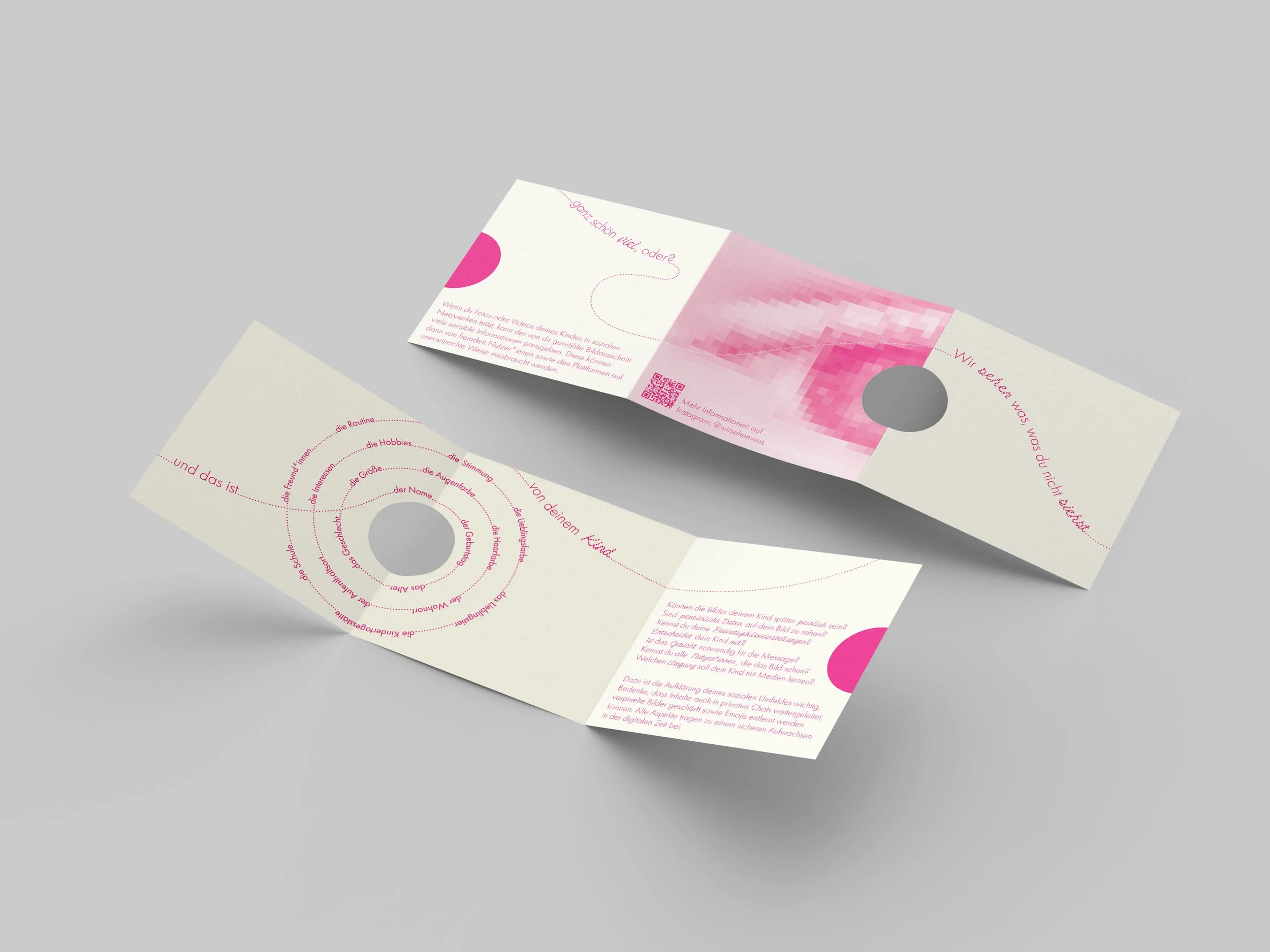 Foto des Flyers vom Projekt zum Thema "Sharenting" von Lucienne Martin