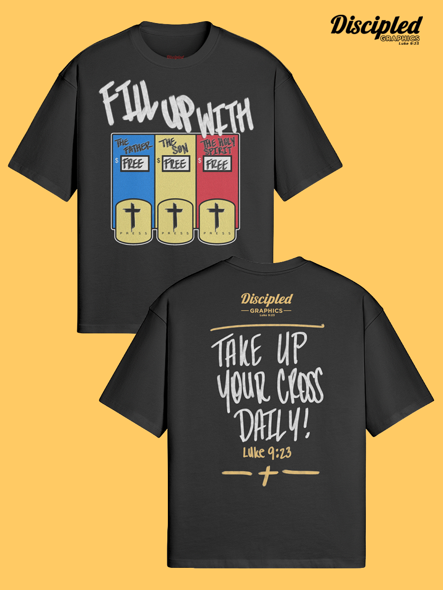 Fill Up Your Spiritual Tank Box Tee (Graphic On the Front)