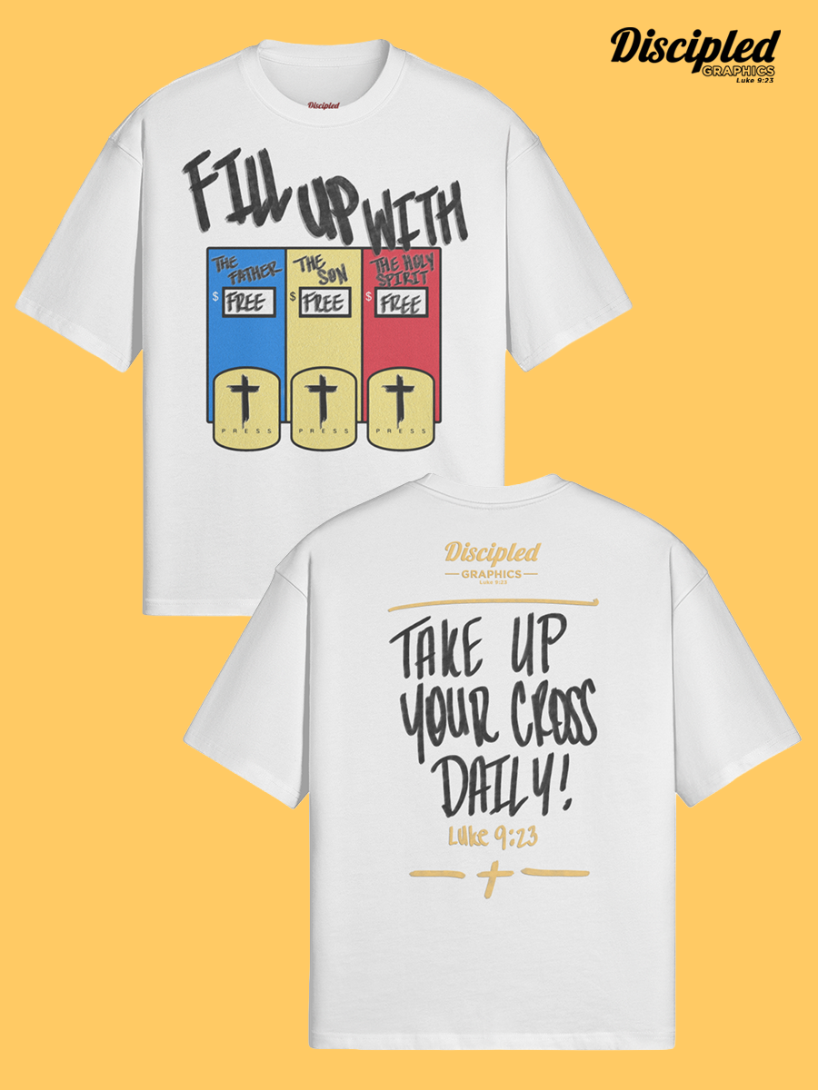 Fill Up Your Spiritual Tank Box Tee (Graphic On the Front)