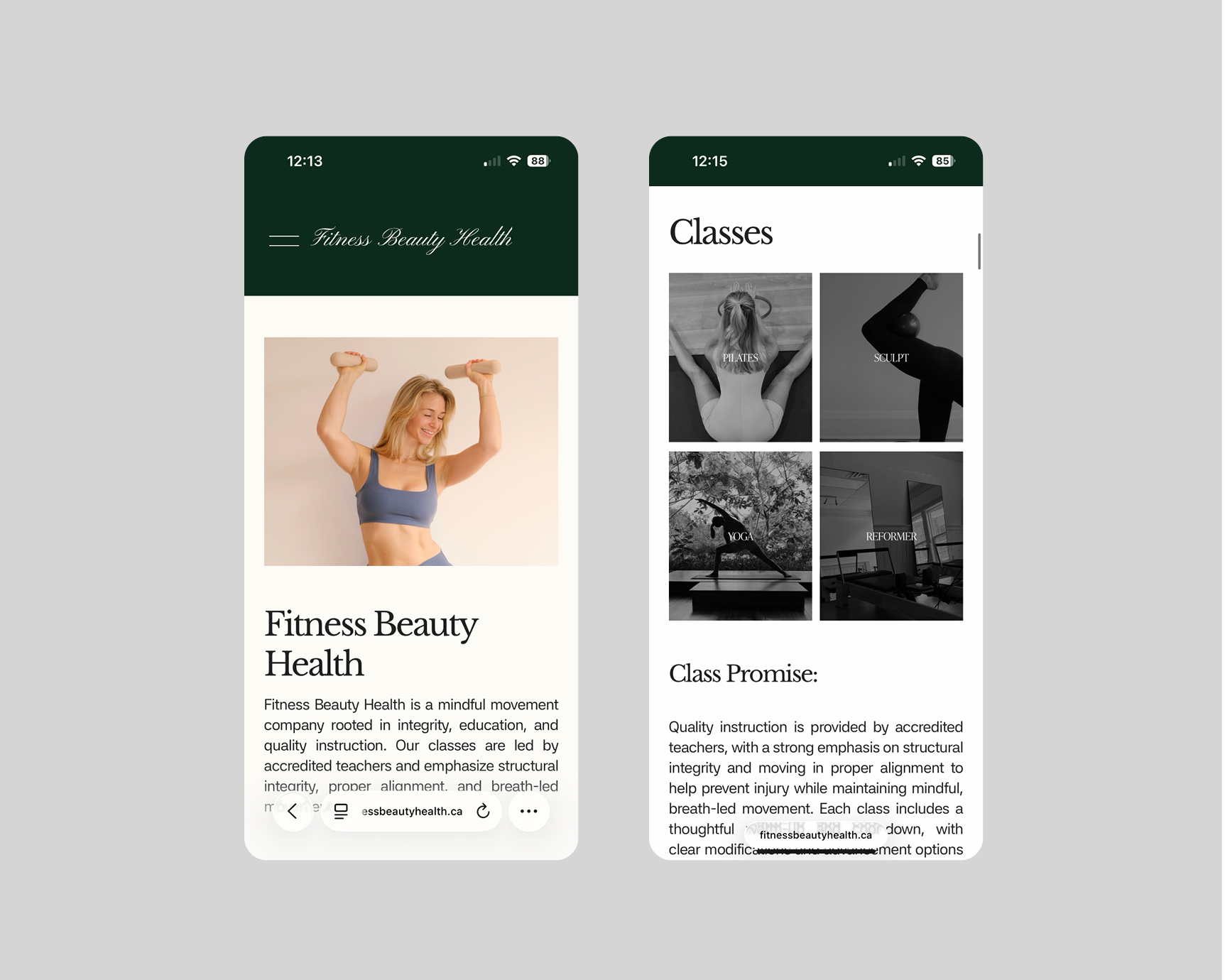 Fitness Beauty Health - Branding