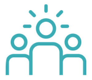 icon- support better conversations, stronger development, leadership intelligence