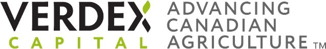 VERDEX logo with text 'Advancing Canadian Agriculture'