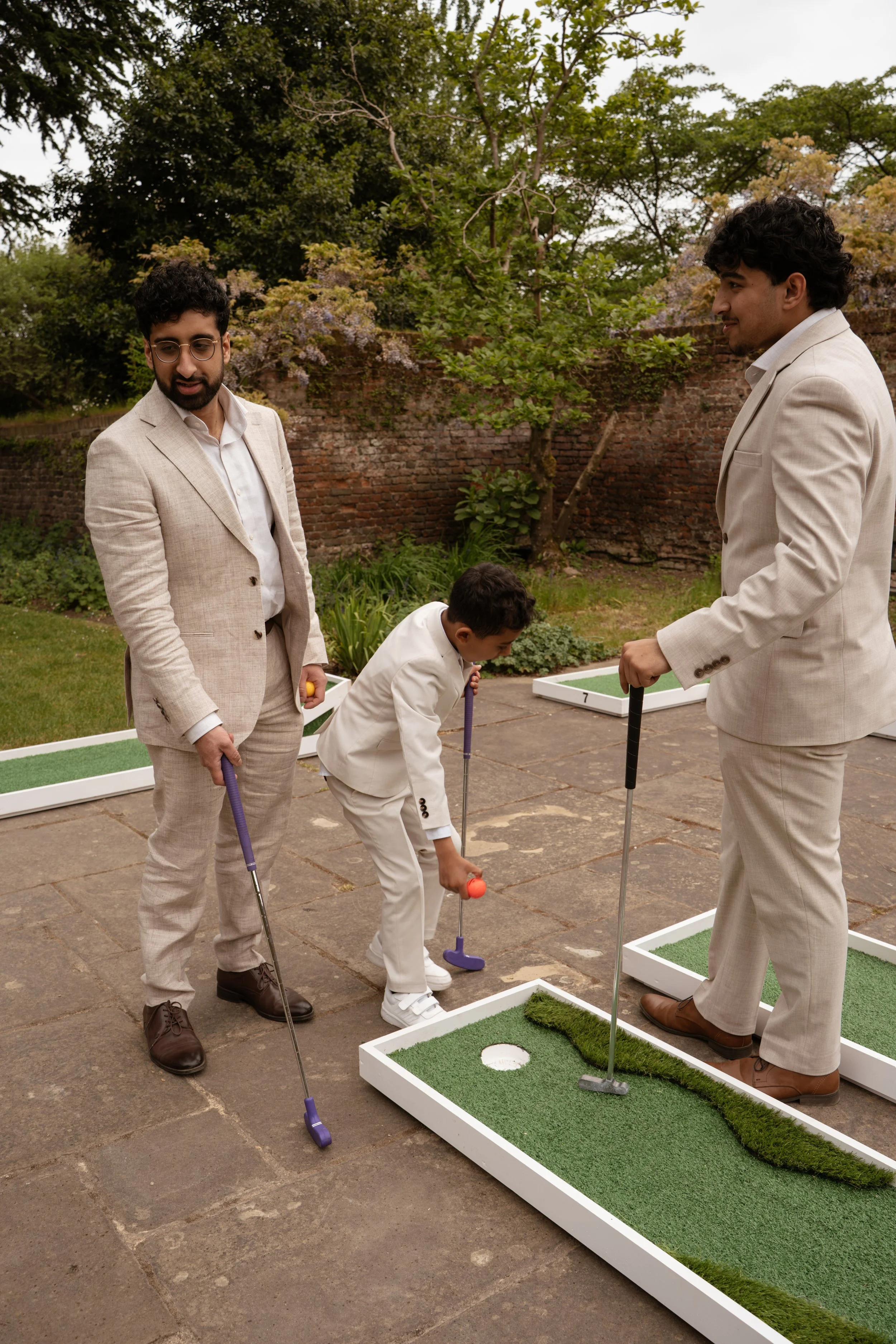 mini golf hire by Social Set for weddings, birthdays and private events across London and Essex.