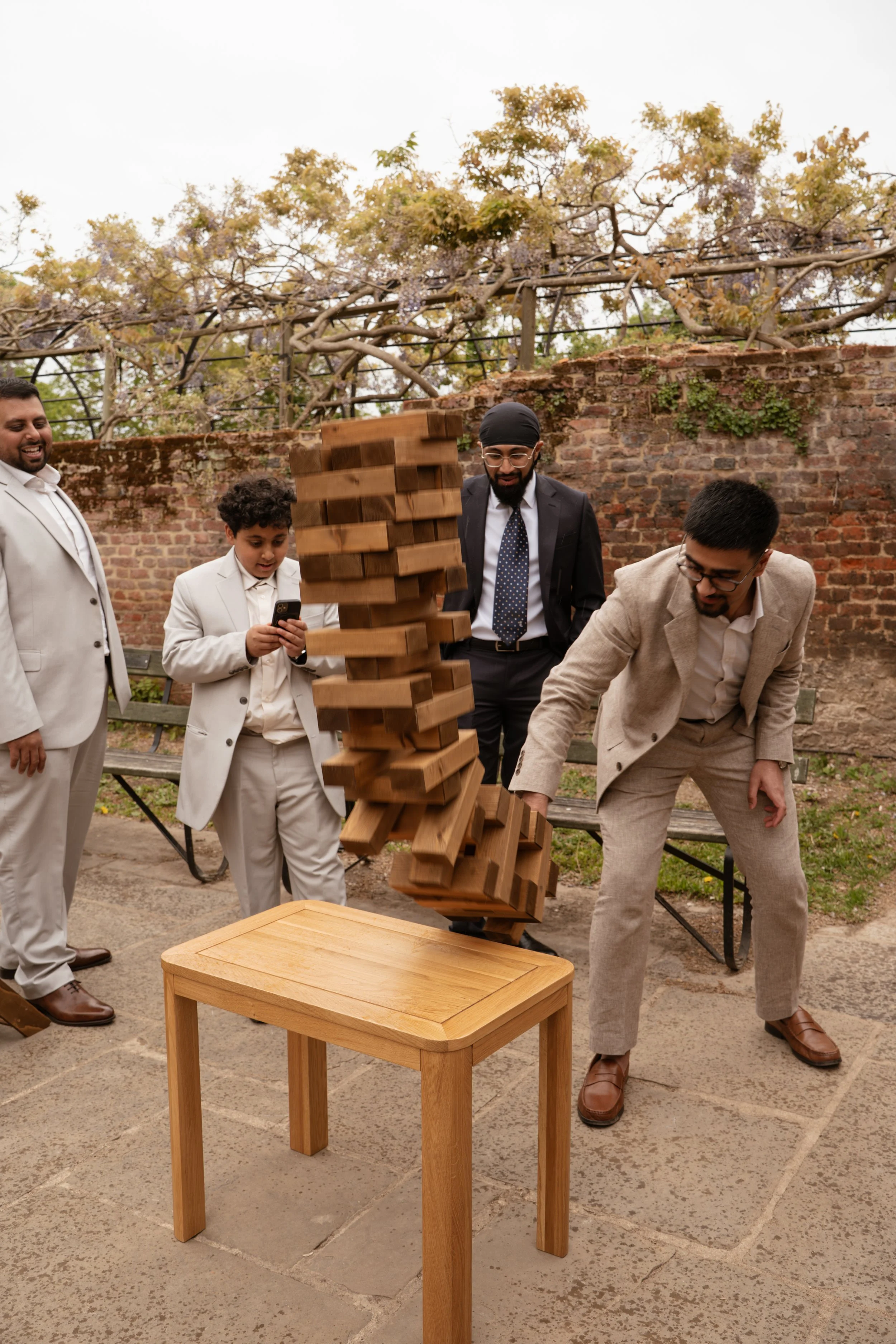 garden games including Giant Jenga, Giant Connect Four, Giant Cornhole, Giant Ring Toss, Giant Dominoes and Giant Noughts & Crosses for weddings, corporate events and private parties across London and Essex.