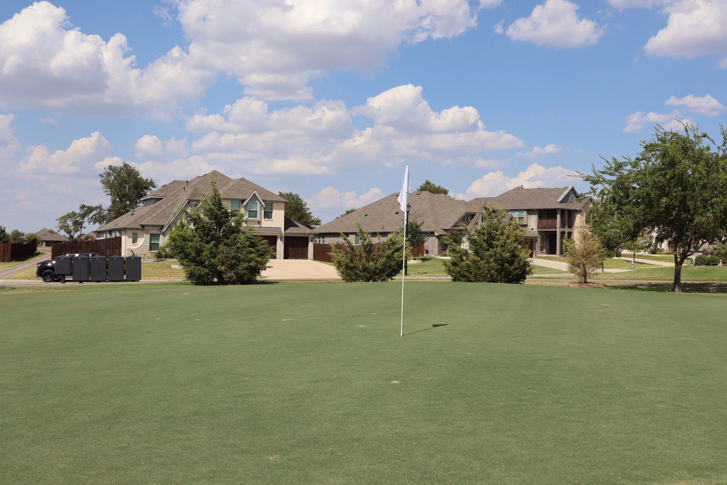 Homes overlooking the Stone River golf course in Royse City, Texas