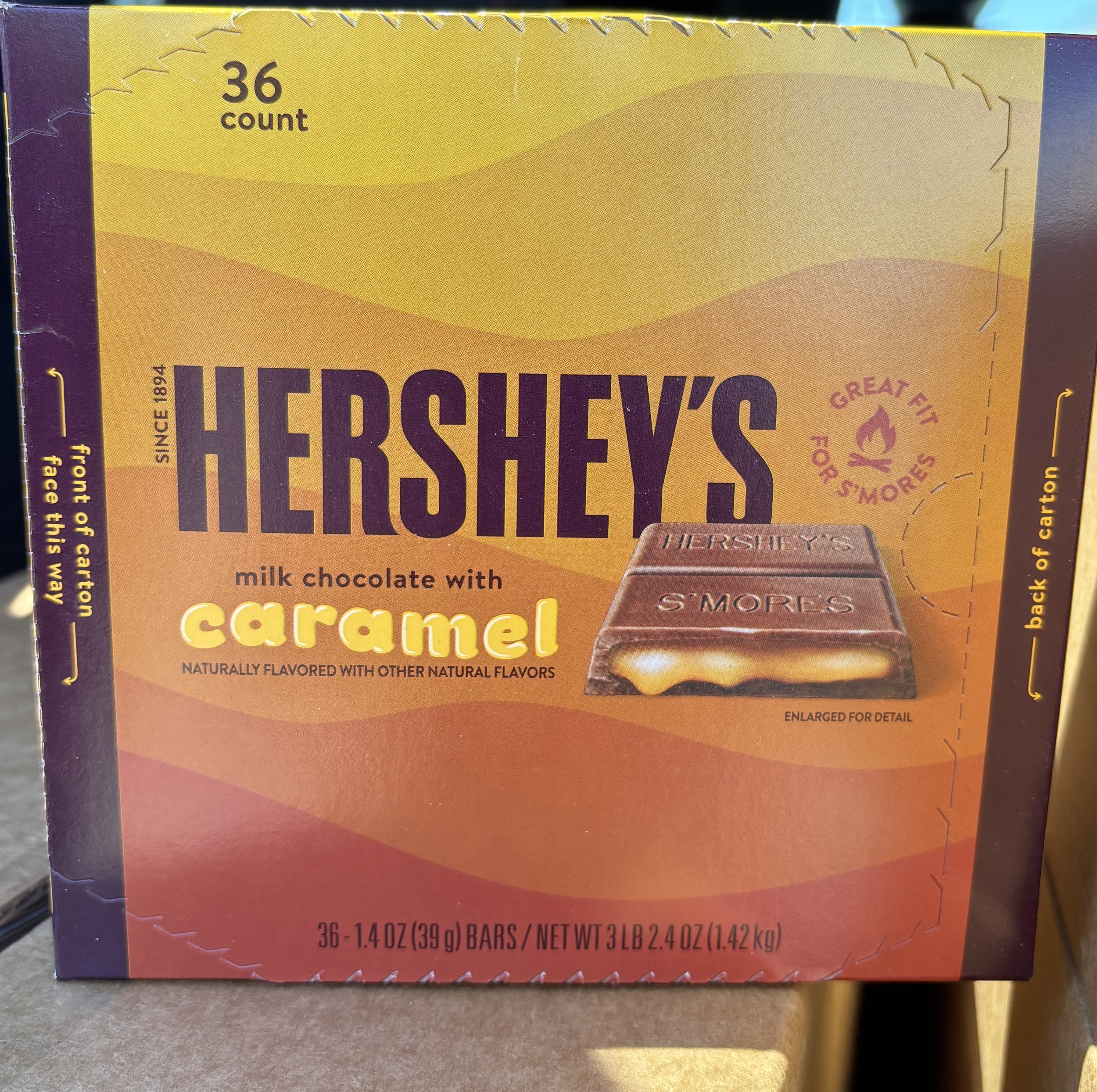 Caramel Bars Donated by Hershey