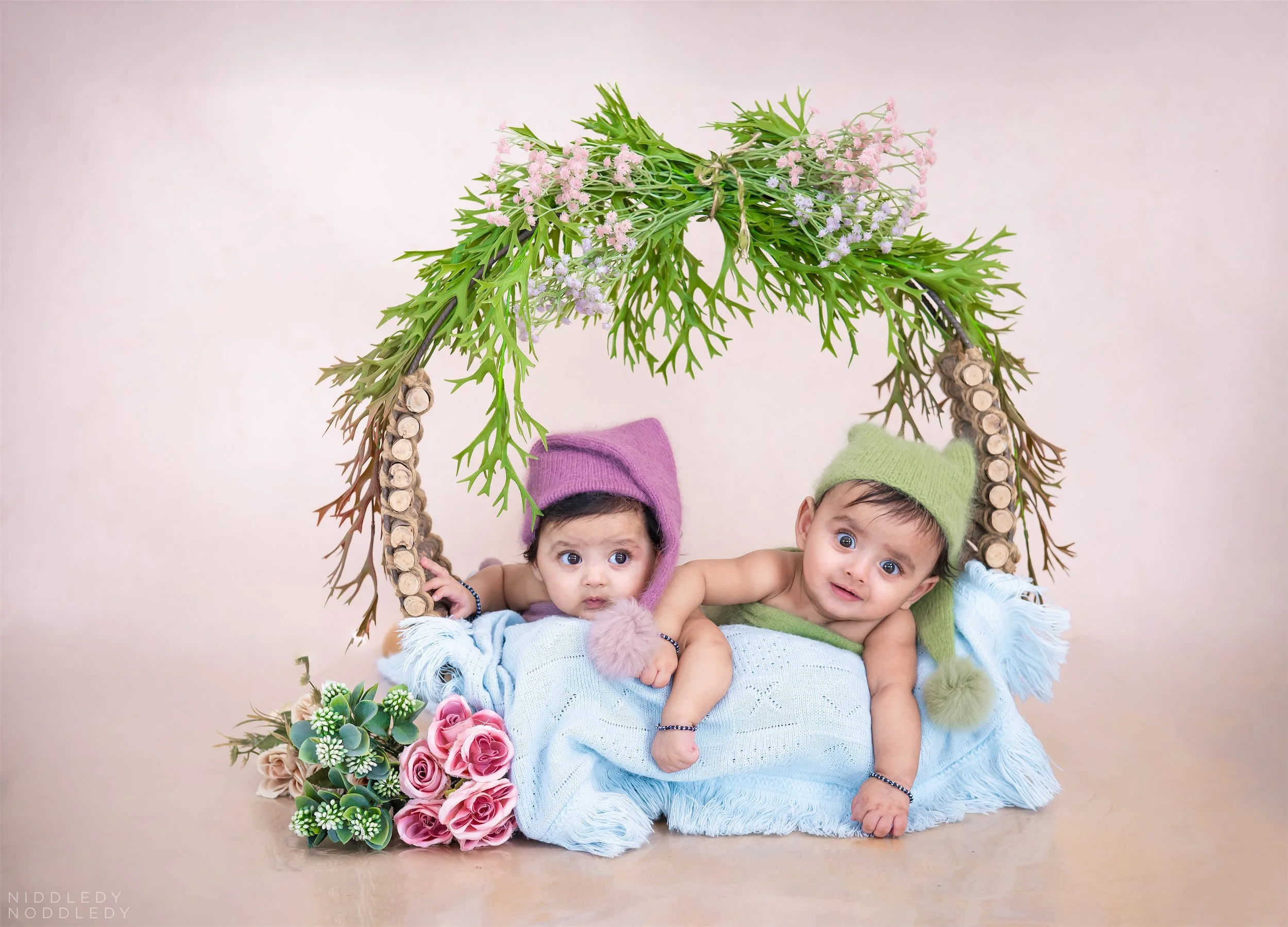 Rushank Parnika Newborn Twins Photoshoot ❤ NiddledyNoddledy.com ~ Bumps to Babies Photography, Kolkata - 01.jpg