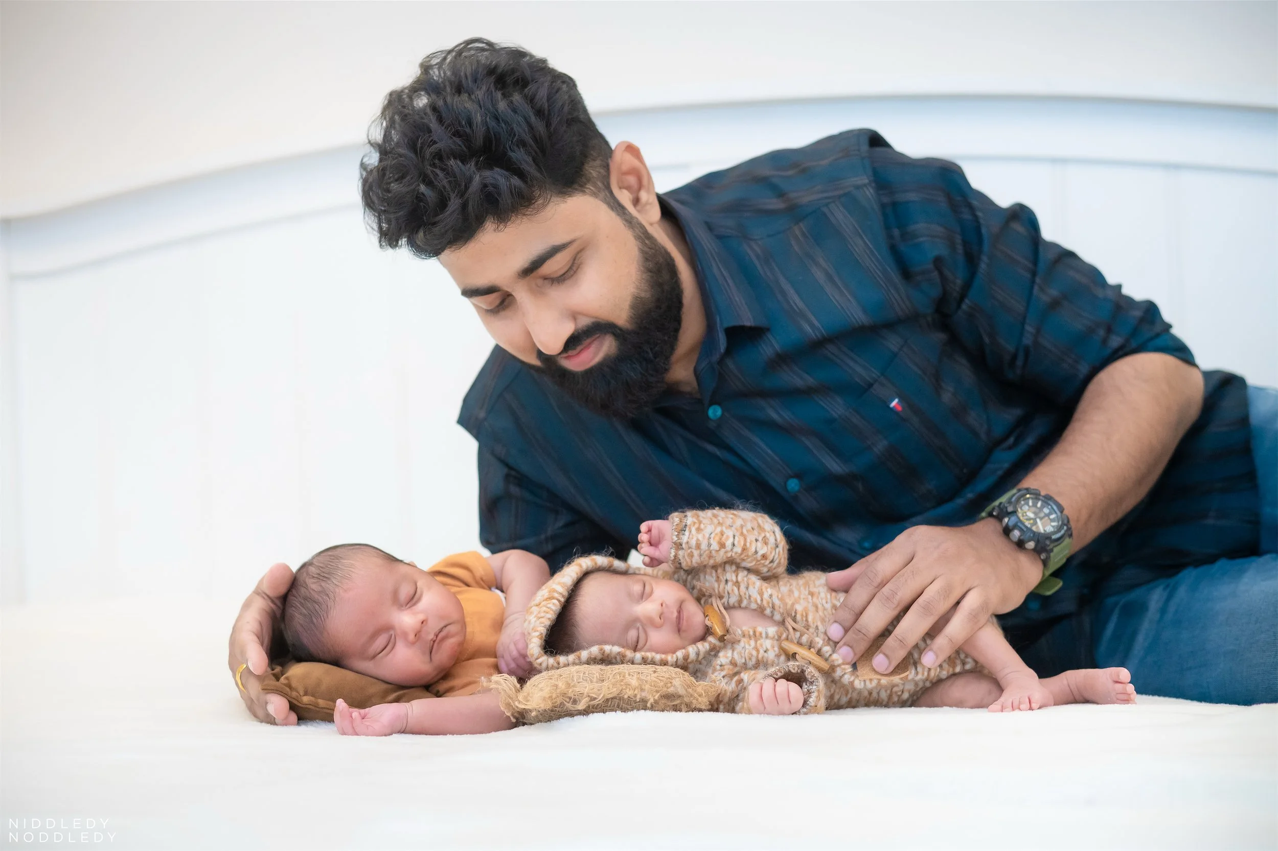 Adhibrata Abhidipta Twins Newborn Baby Photoshoot ❤ NiddledyNoddledy.com ~ Bumps to Babies Photography, Kolkata - 10.jpg