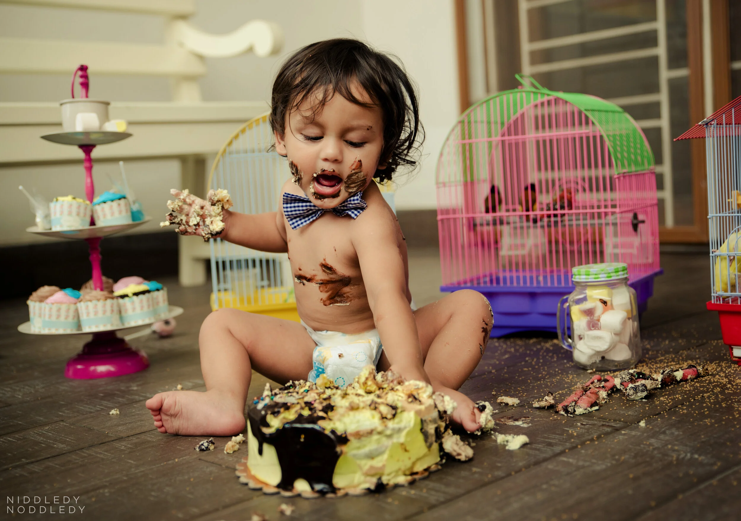 Avyaan Birthday Smash Cake Photoshoot ❤ NiddledyNoddledy.com ~ Bumps to Babies Photography, Kolkata - 09.jpg