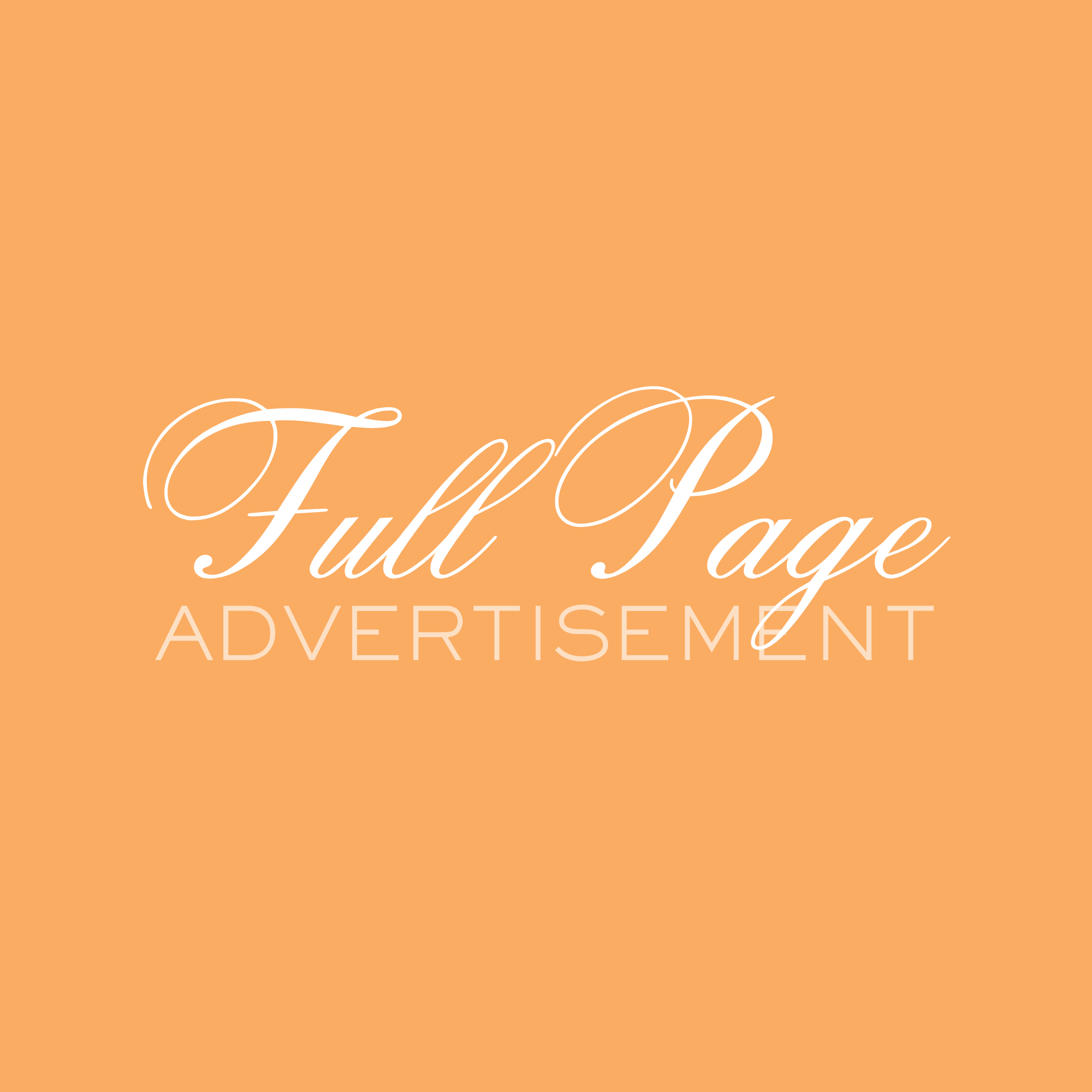 Full Page Ad