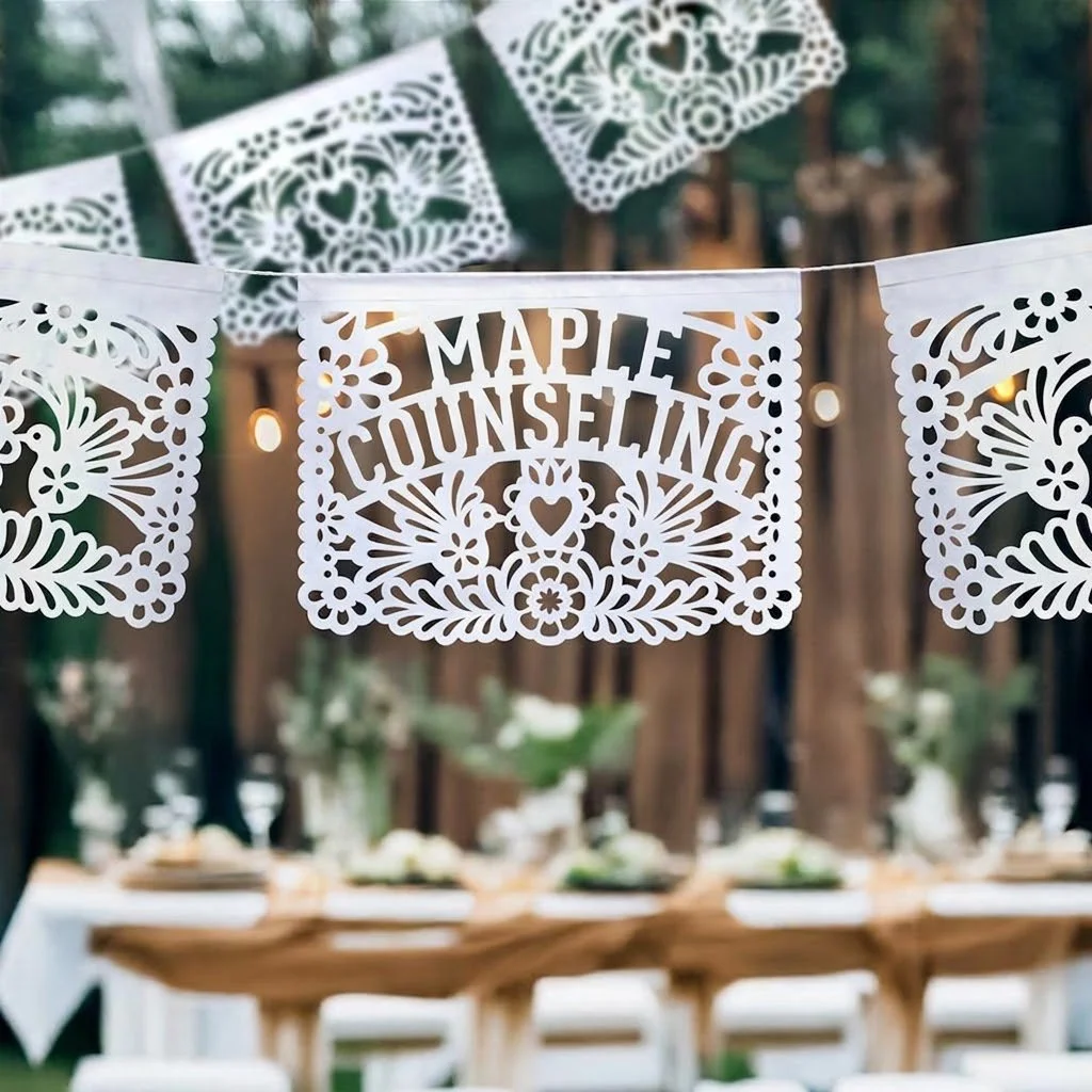 Custom Papel Picado Banner Display