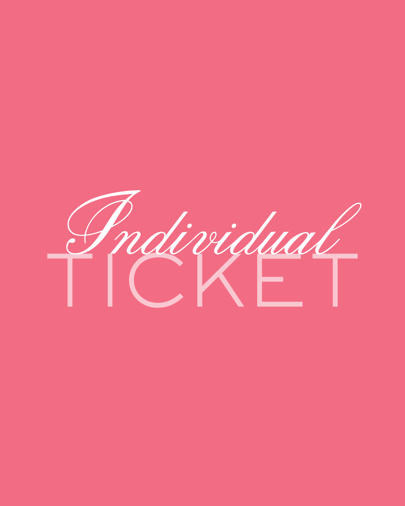 Individual Ticket