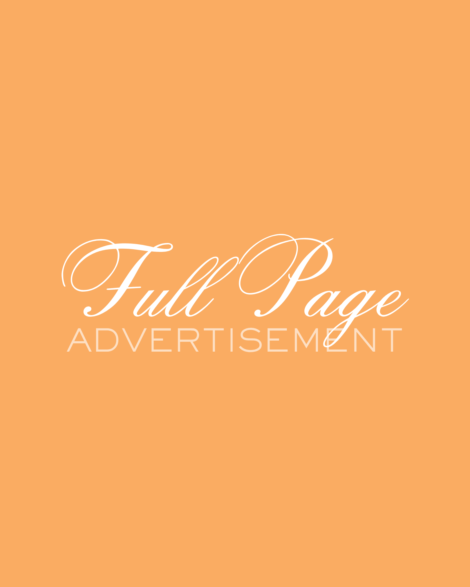 Full Page Ad