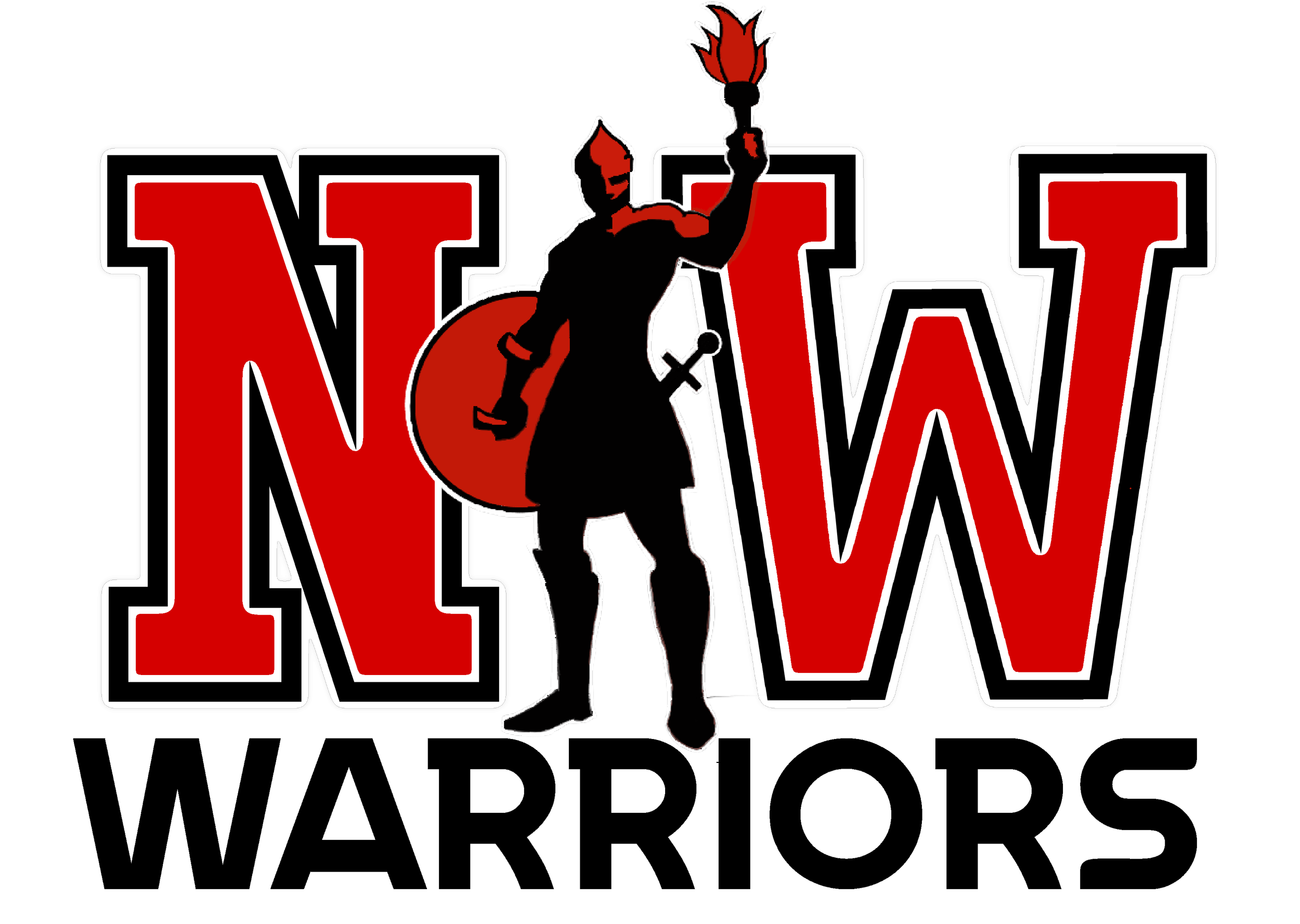 Black background with the word 'REVIVAL' in large red and white outline letters. A silhouette of a person holding a torch with a flame stands in the middle of the word.