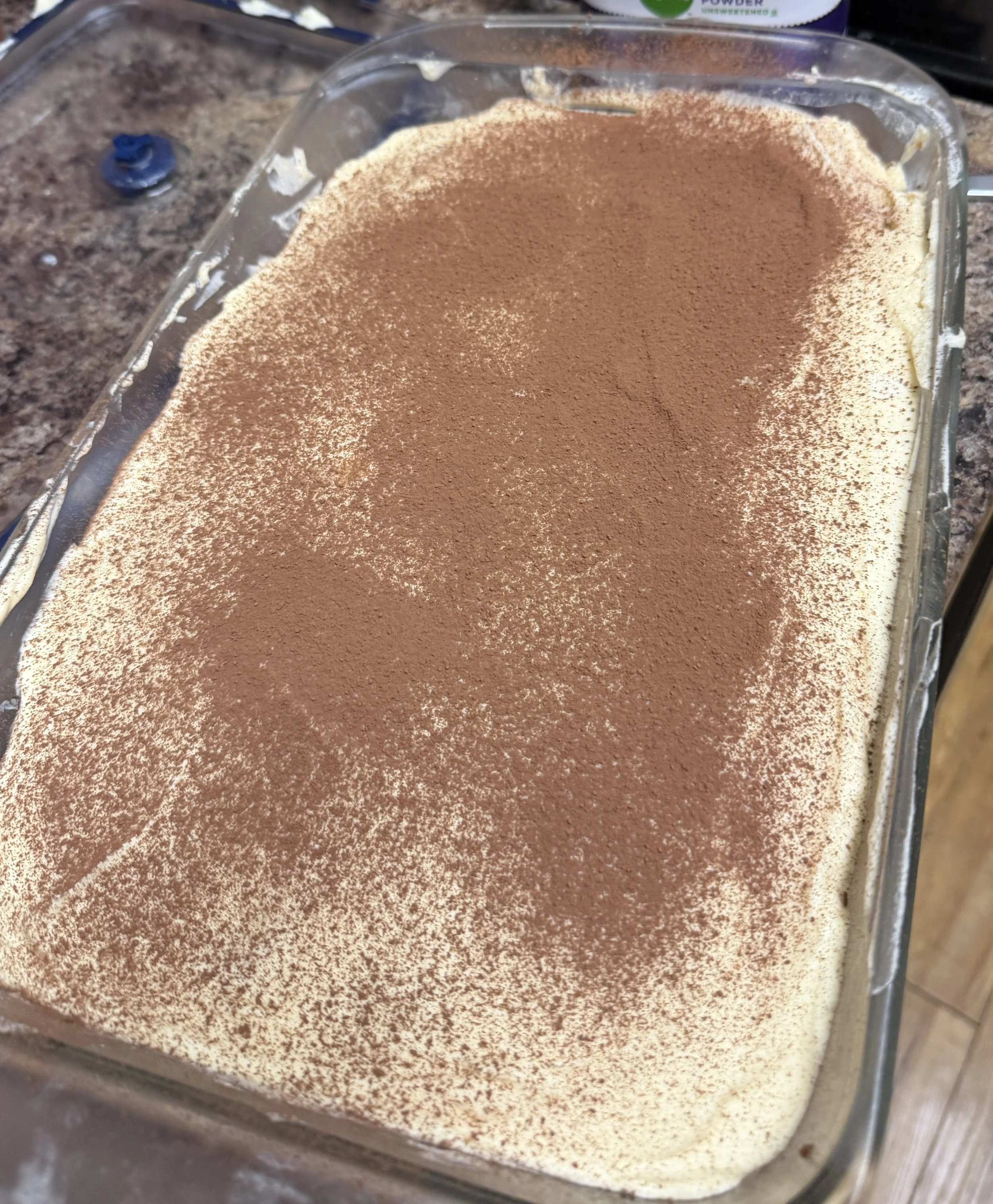 Freshly made Tiramisu