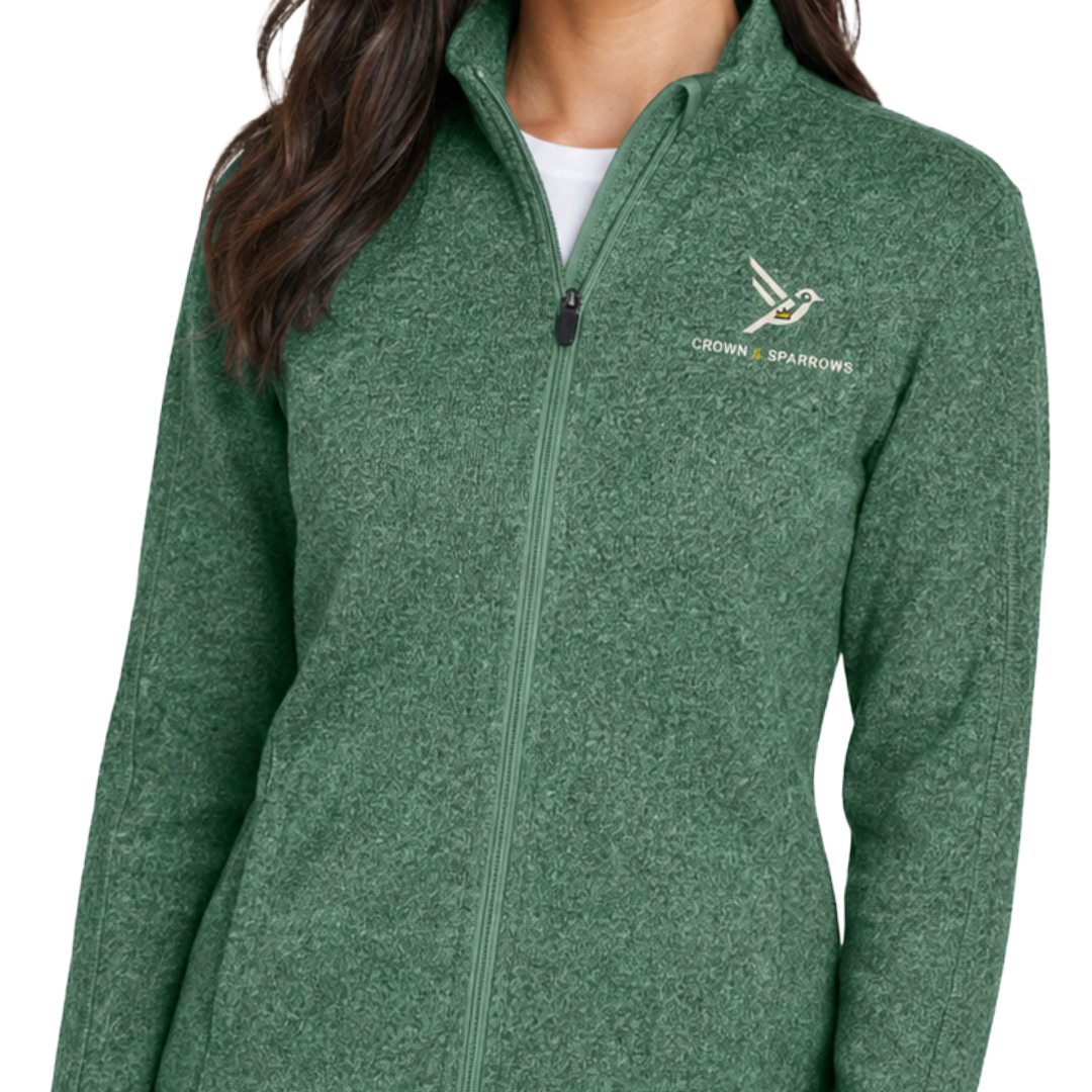 Crown and Sparrow Logo on Jacket