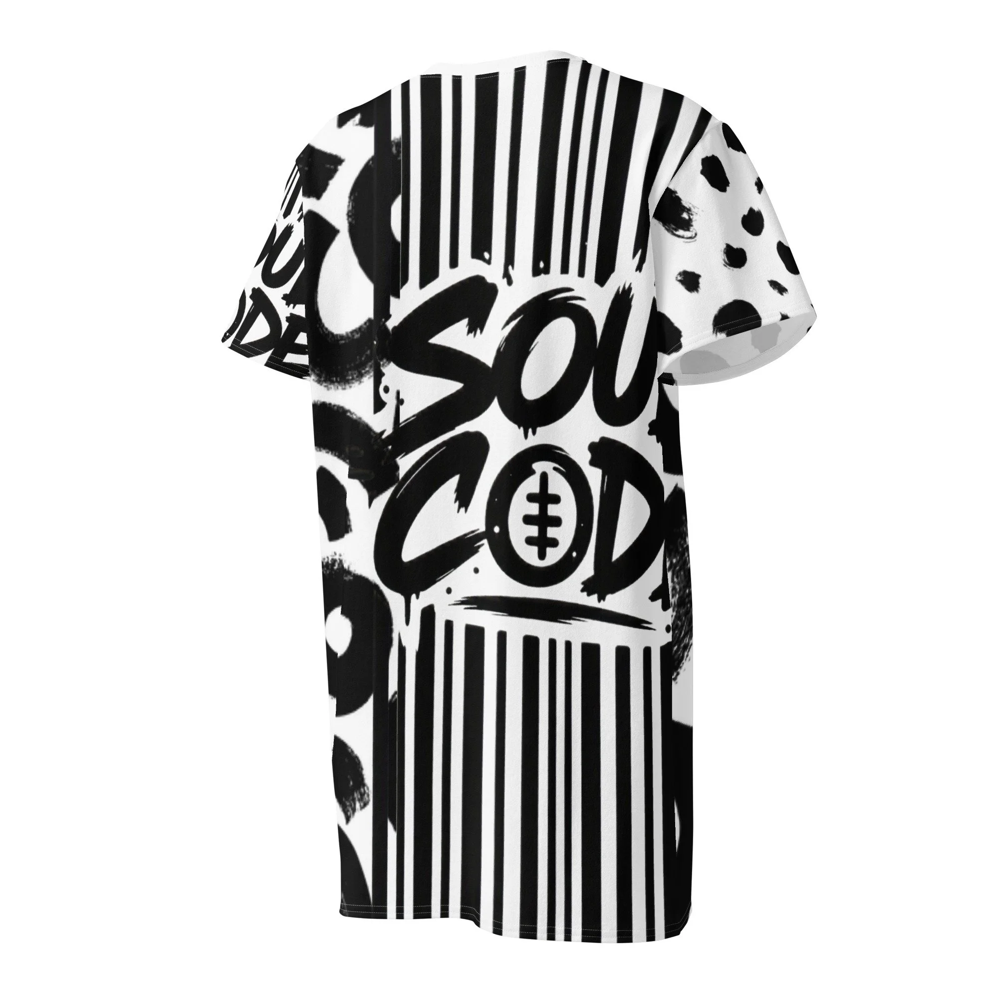 Barcode Tee Dress