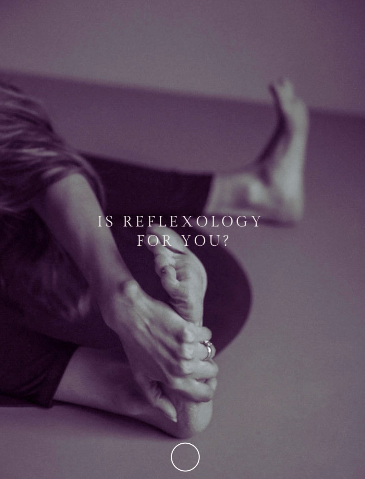 Reflexology holds space for a deep level of replenishment. 

A softening of the edges. A slow and attentive tending to the whole of you. A return to the woman beneath all the doing in daily life.

It may well be for you. 🤍 visual credit: pinterest