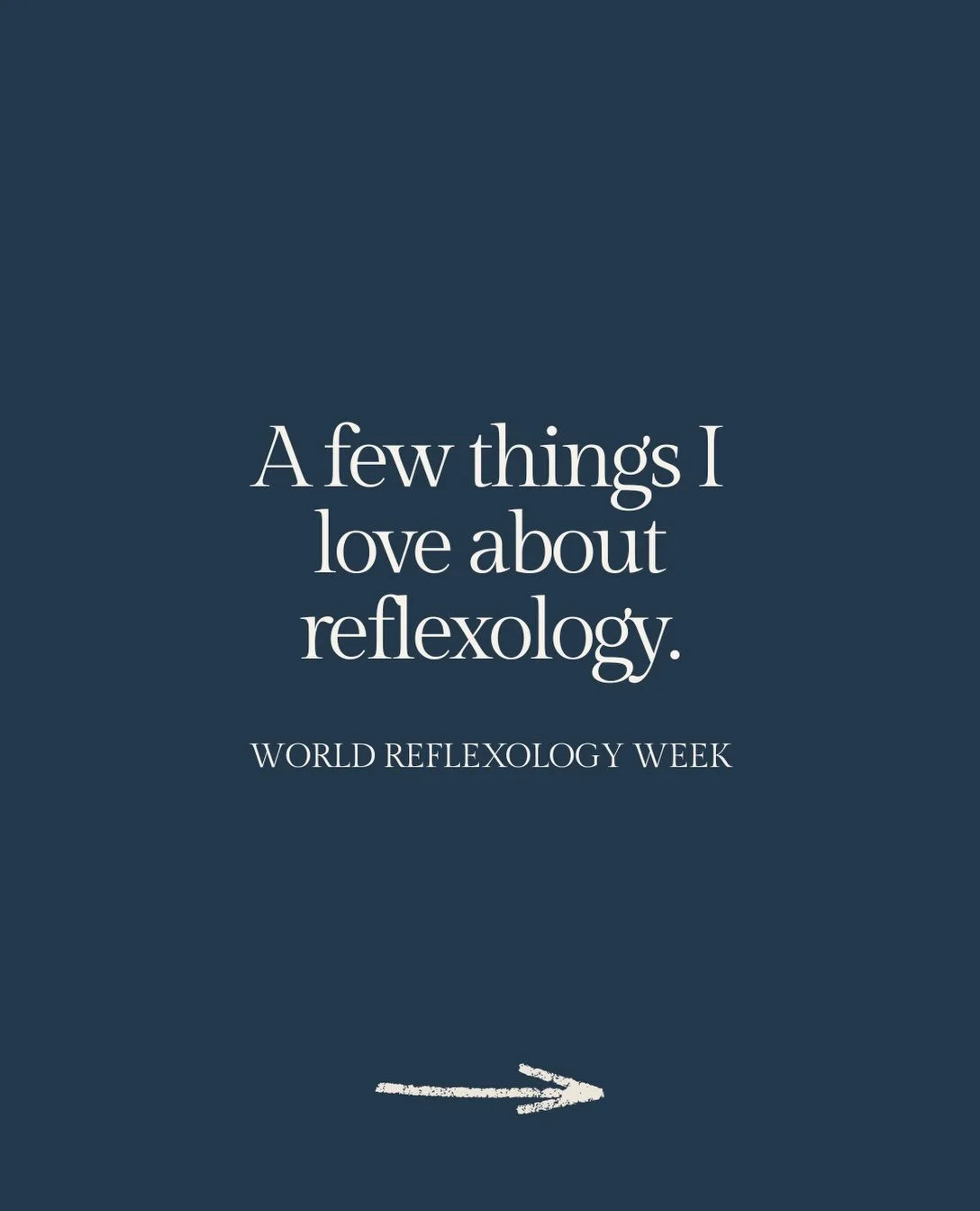 ✨ Happy World Reflexology Week! ✨

Over this week, reflexologists come together as a collective to talk about the wonders this practice. 

The reasons I love reflexology are endless, vast and sometimes difficult to express in words. But I&rsquo;ve be