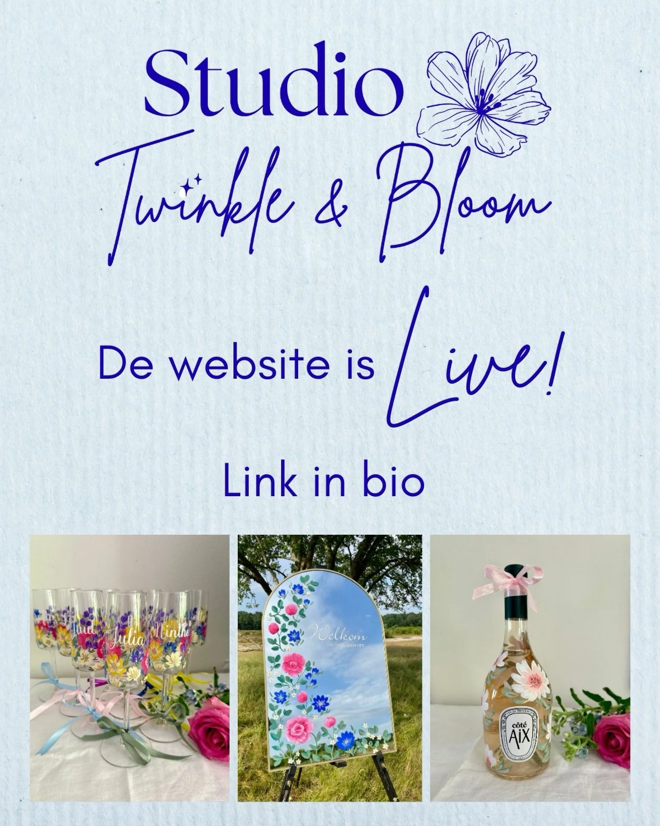 Yess eindelijk🥂🍾 We zijn helemaal Live! Wat een fijn moment zo midden in de zomer! Zie link in bio en op de website vind je direct een contact formulier! ✨