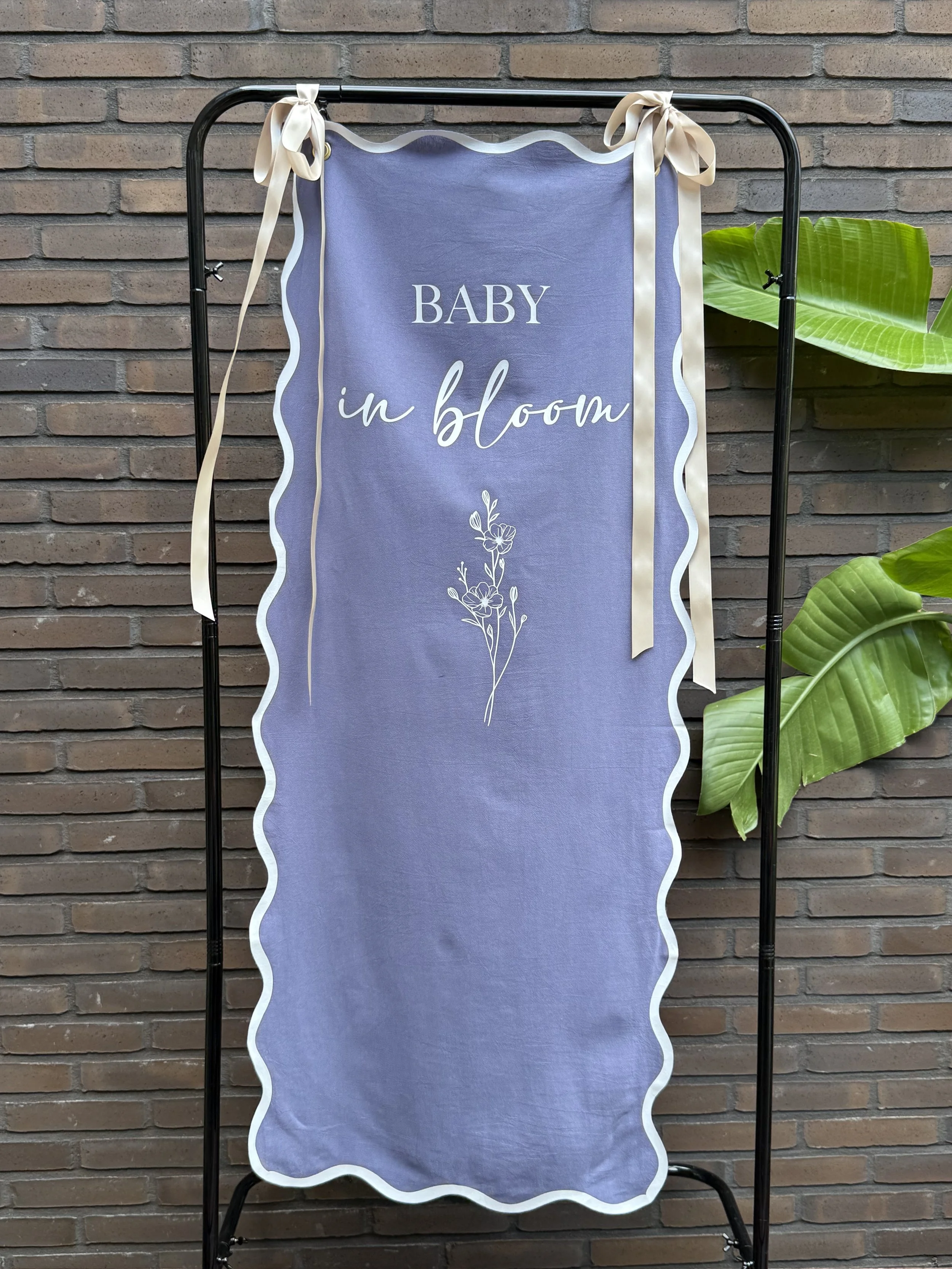 Welkomstbanner Golven - Katoen