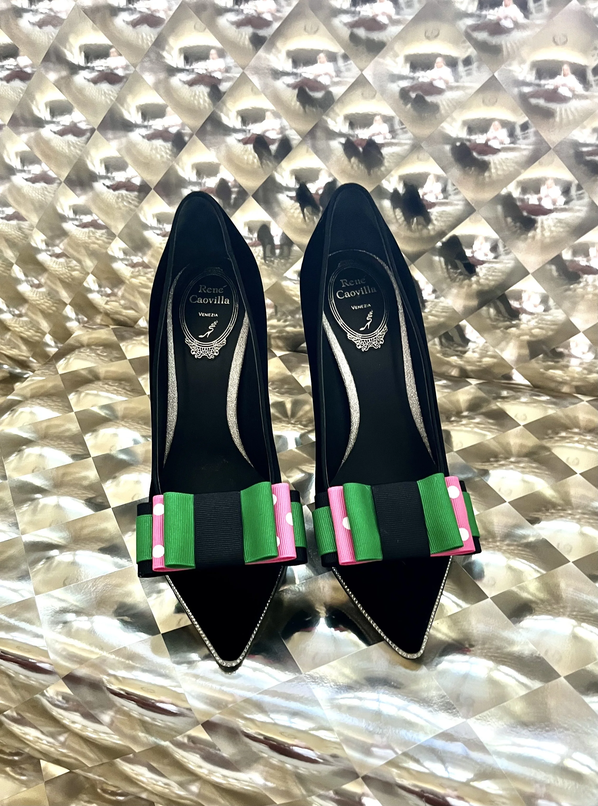 Vibrant Elegance Shoe Bows