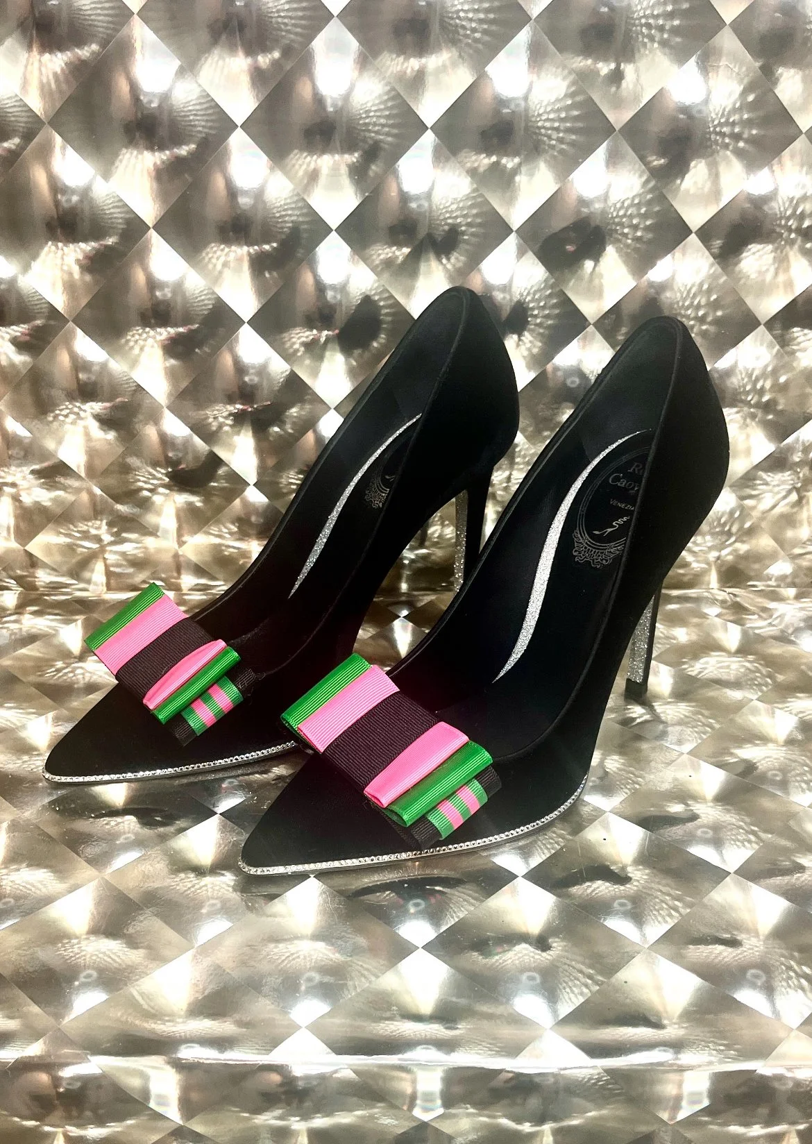 Vibrant Multi-Color Shoe Bows