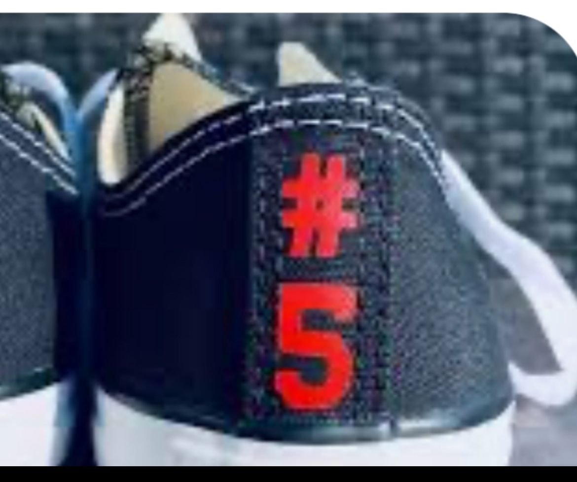 Custom Hashtag & Number Tennis Shoes
