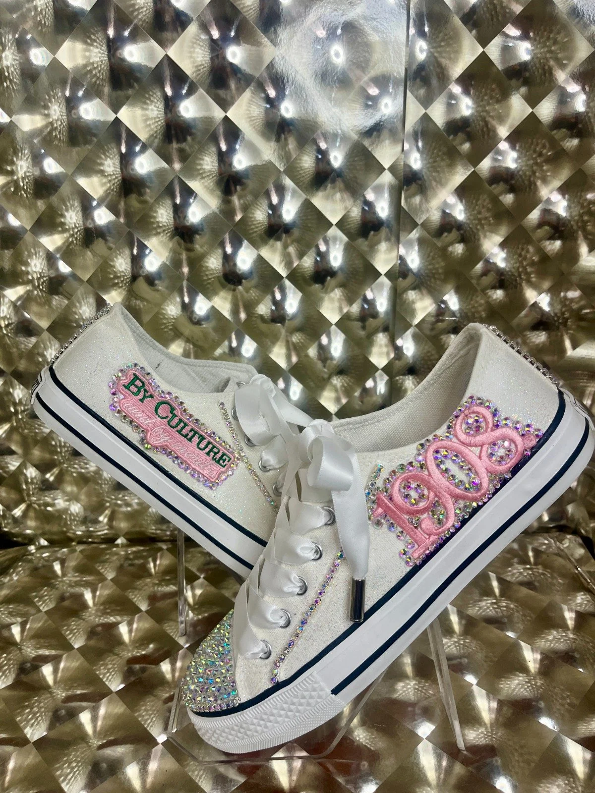 Glam Rhinestone Sneakers
