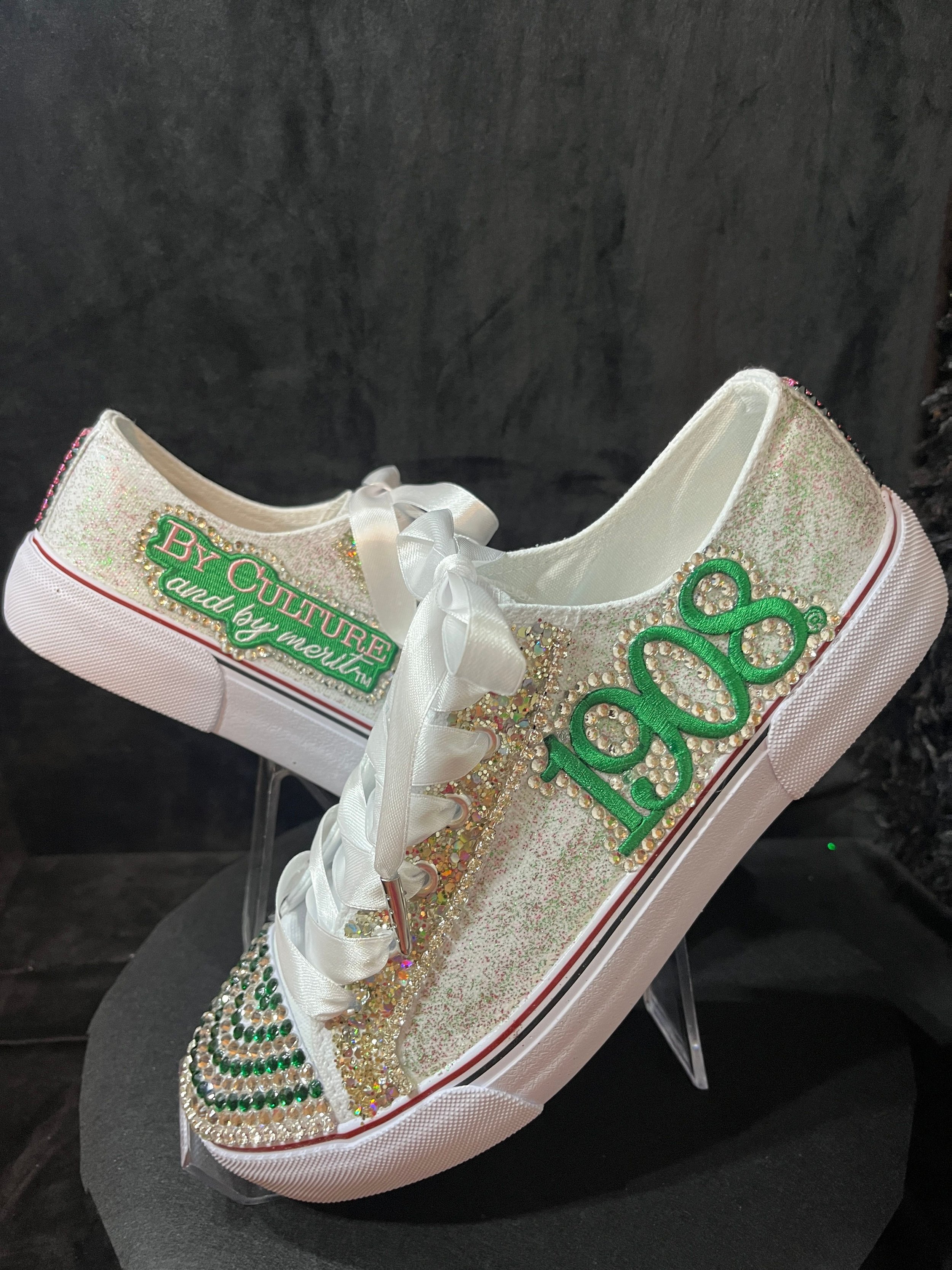 'Spectacular' Embellished Tennis Shoes