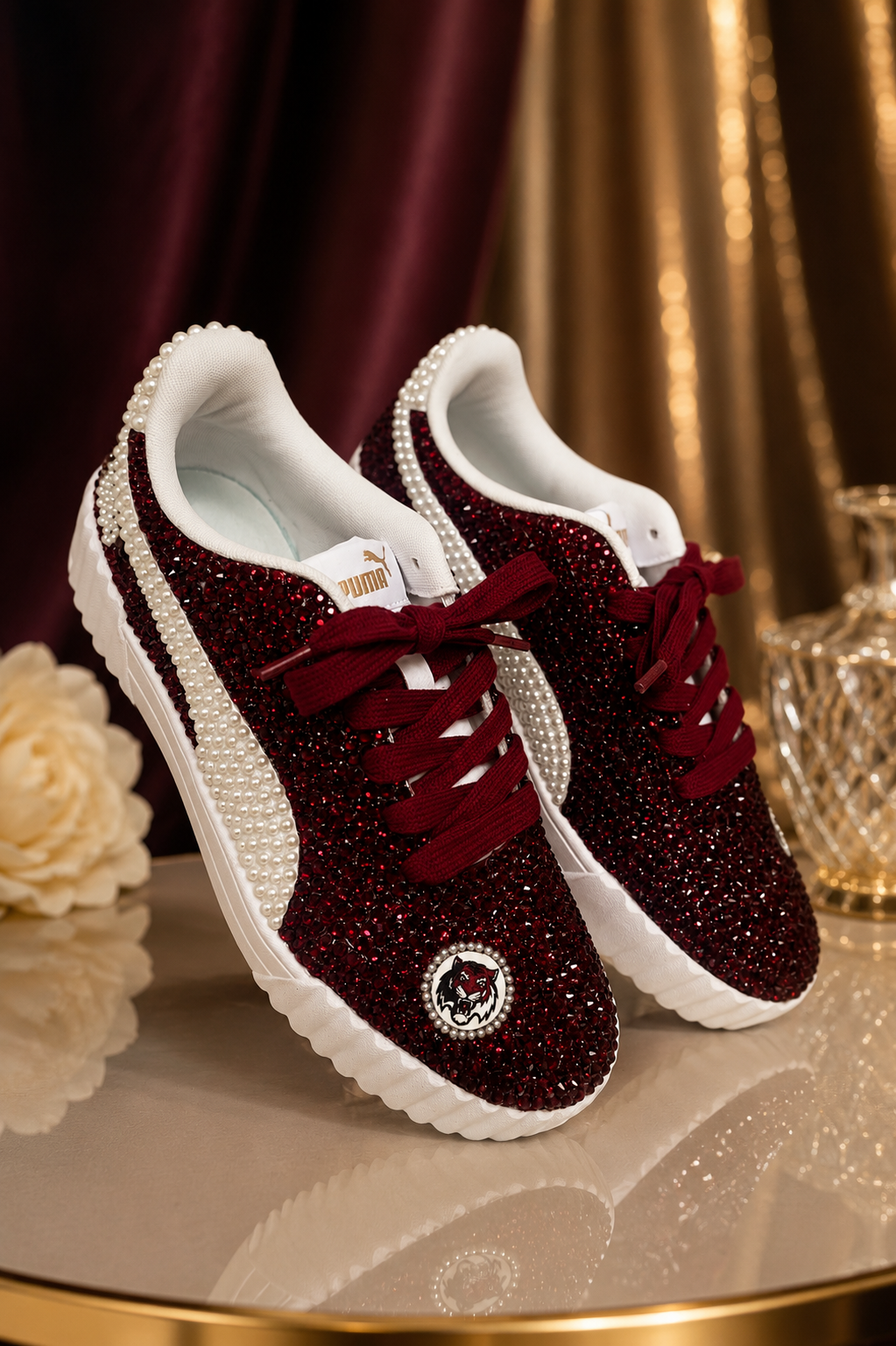 Crystal Elegance Luxe Sneakers