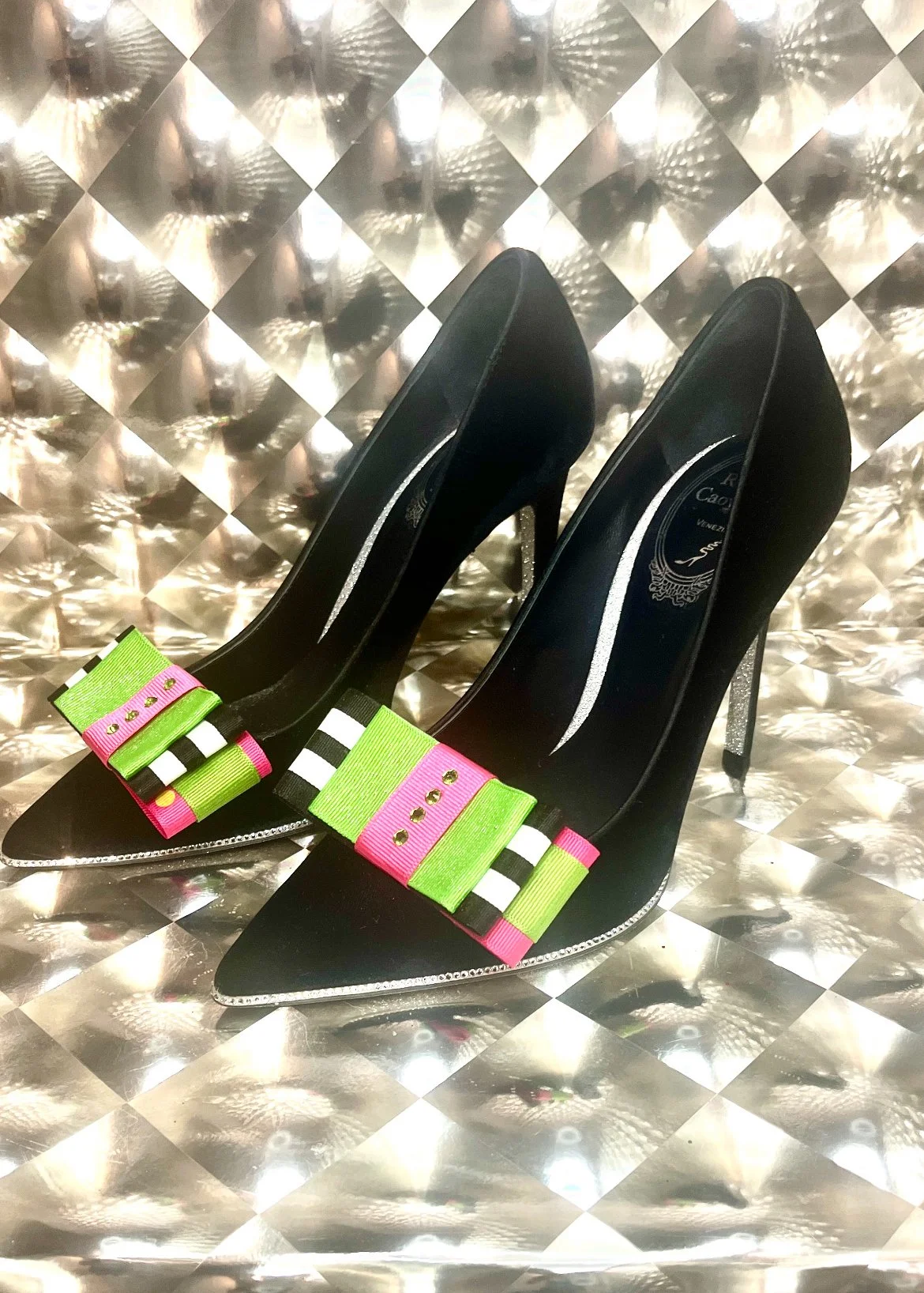 Vibrant Elegance Shoe Bows
