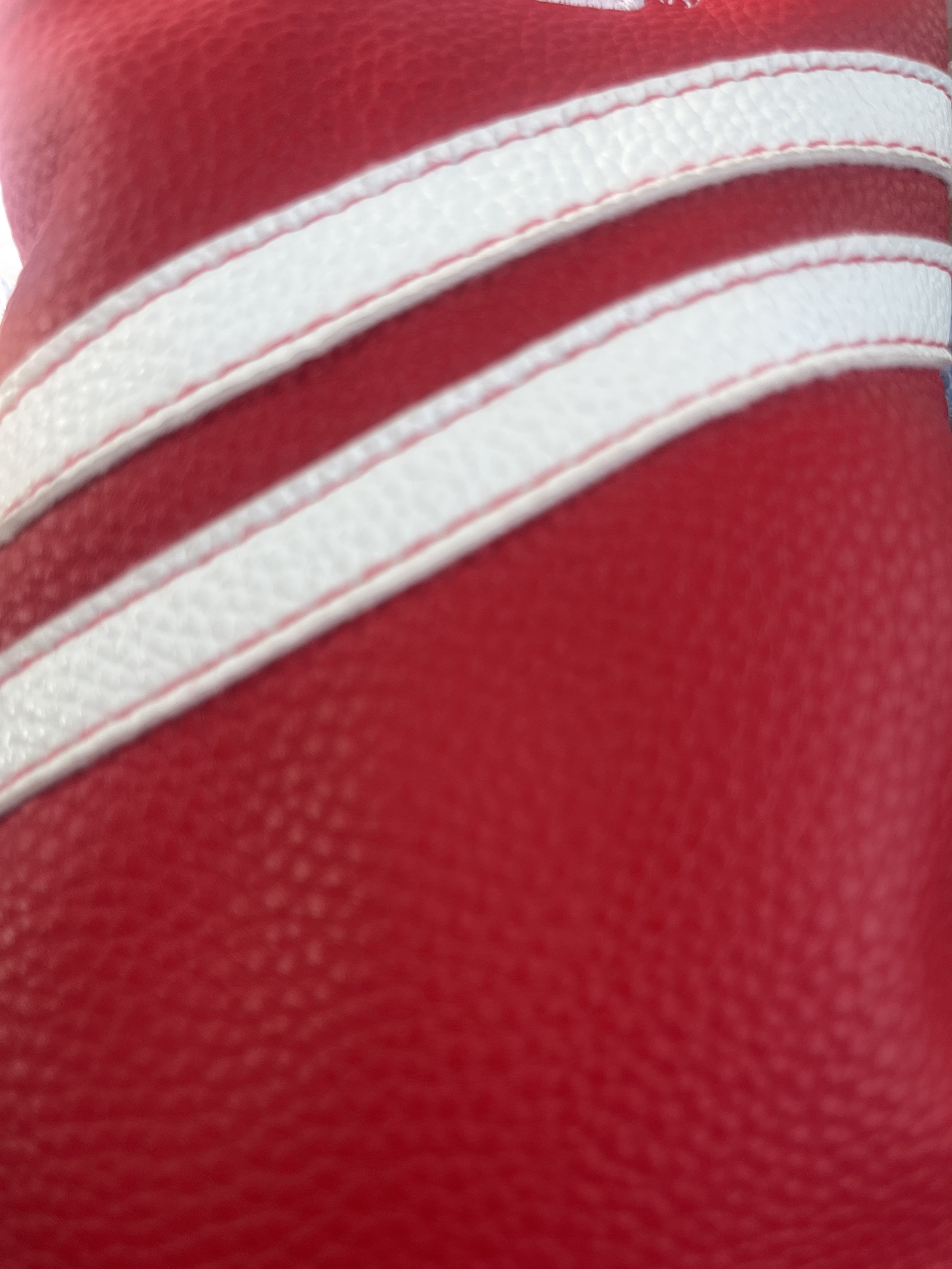 Golf cover red white