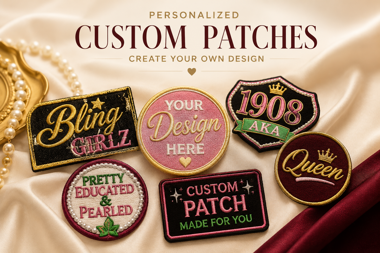 Personalized Custom Patches - Create Your Own Design