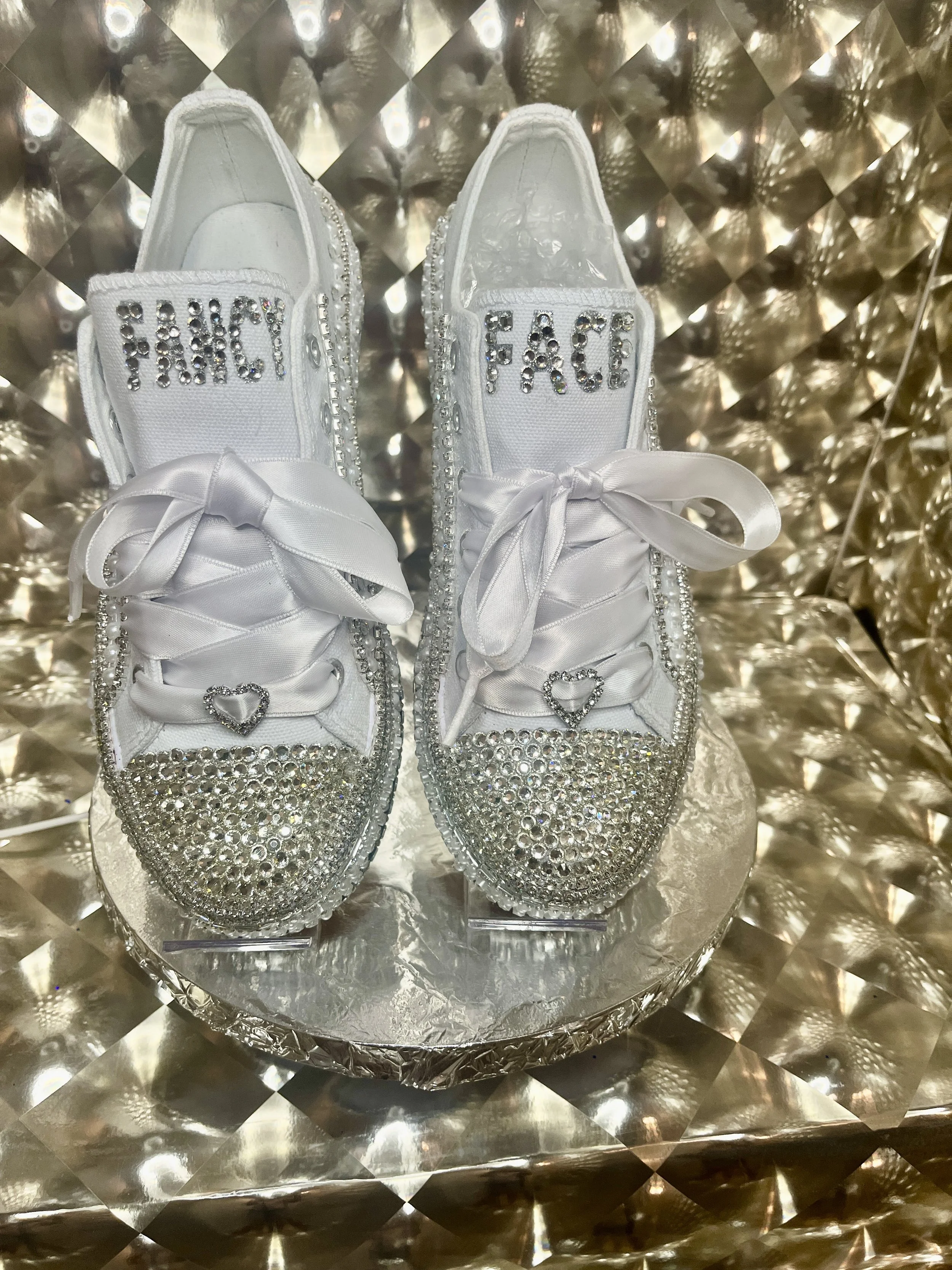 “My Special Day” Rhinestone Tennis Shoes