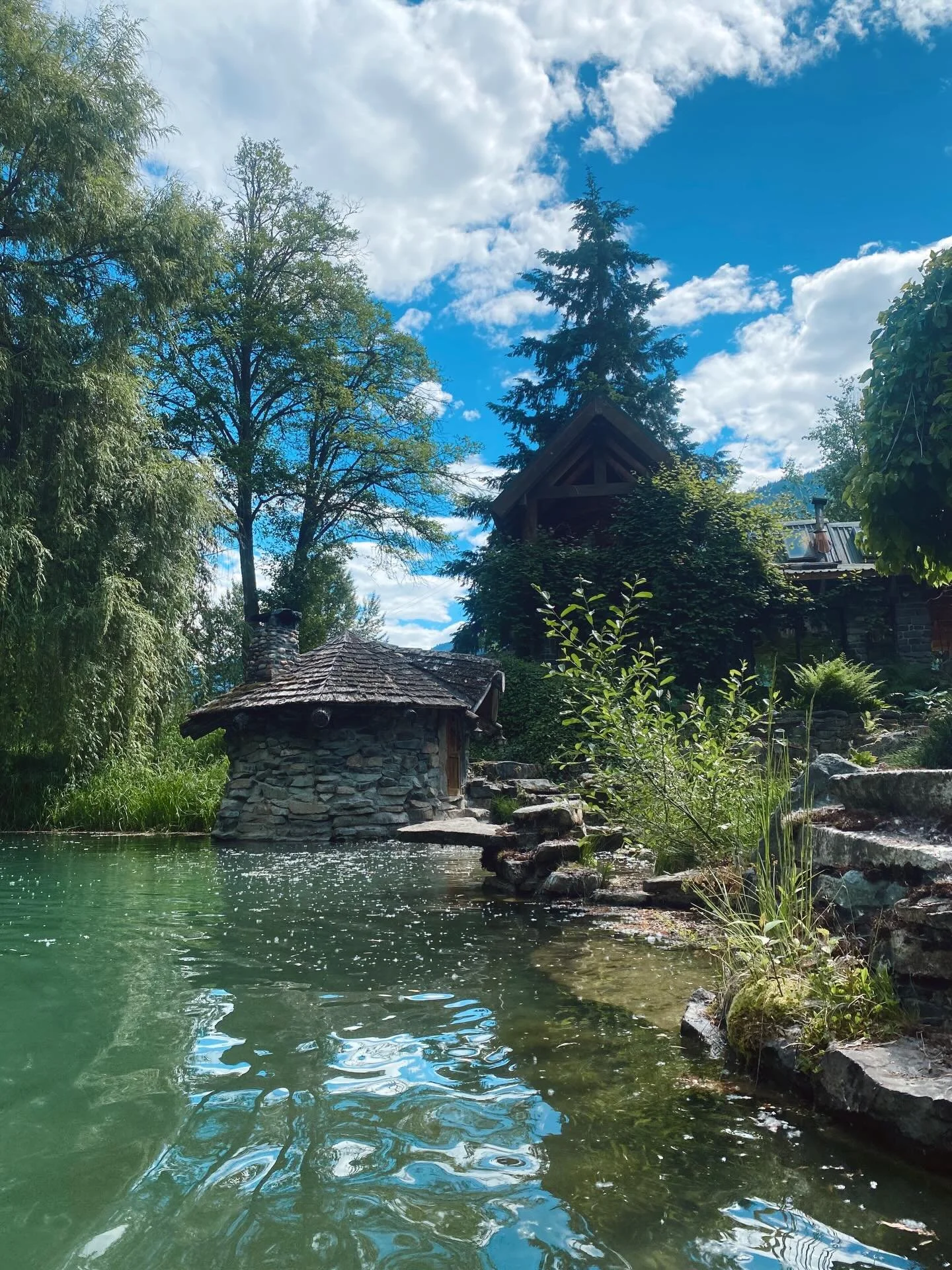 Some days nature does all the work 🌿
.
.
#pemberton #airbnb #lagoon